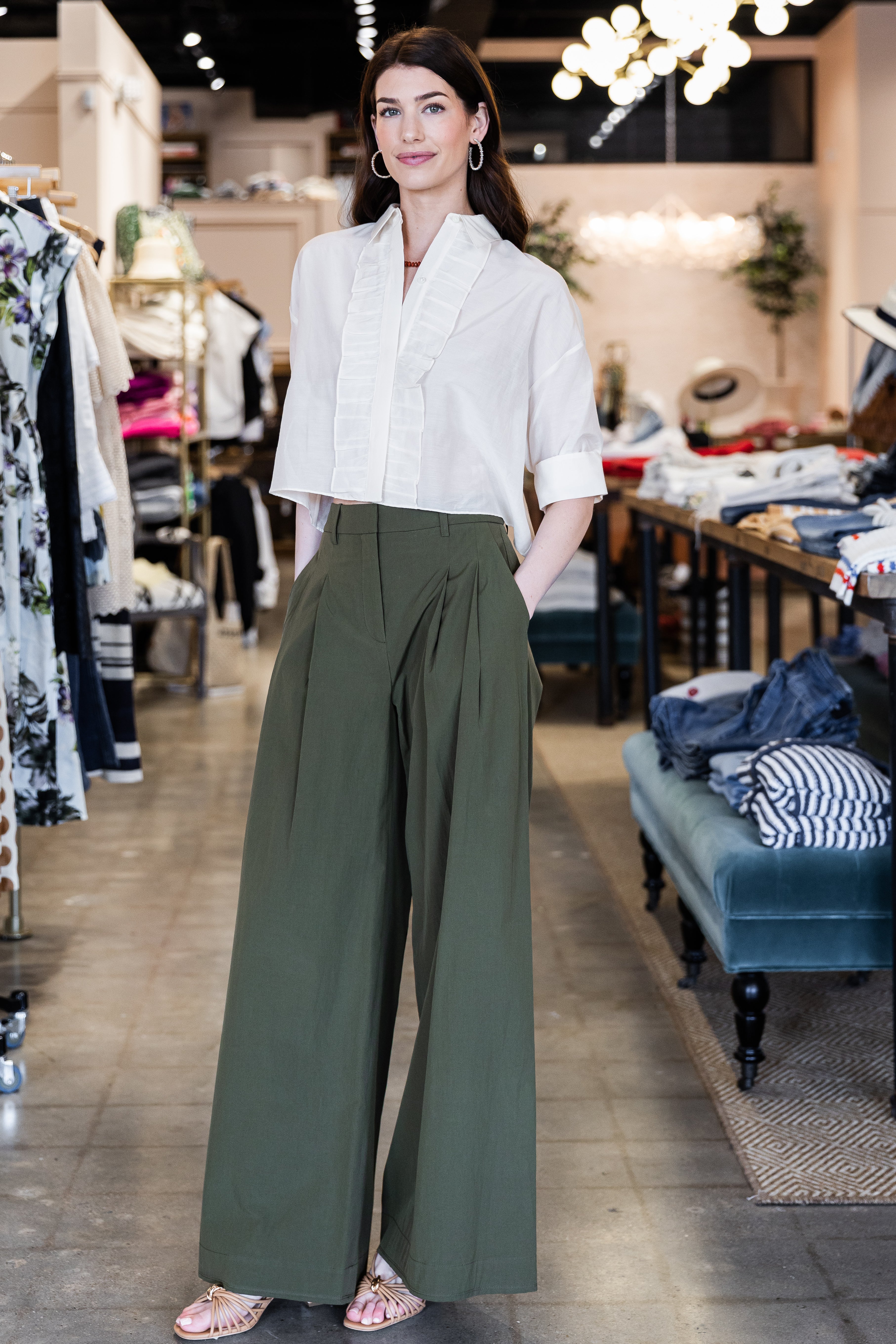 Next Didi Raw Hem- Military