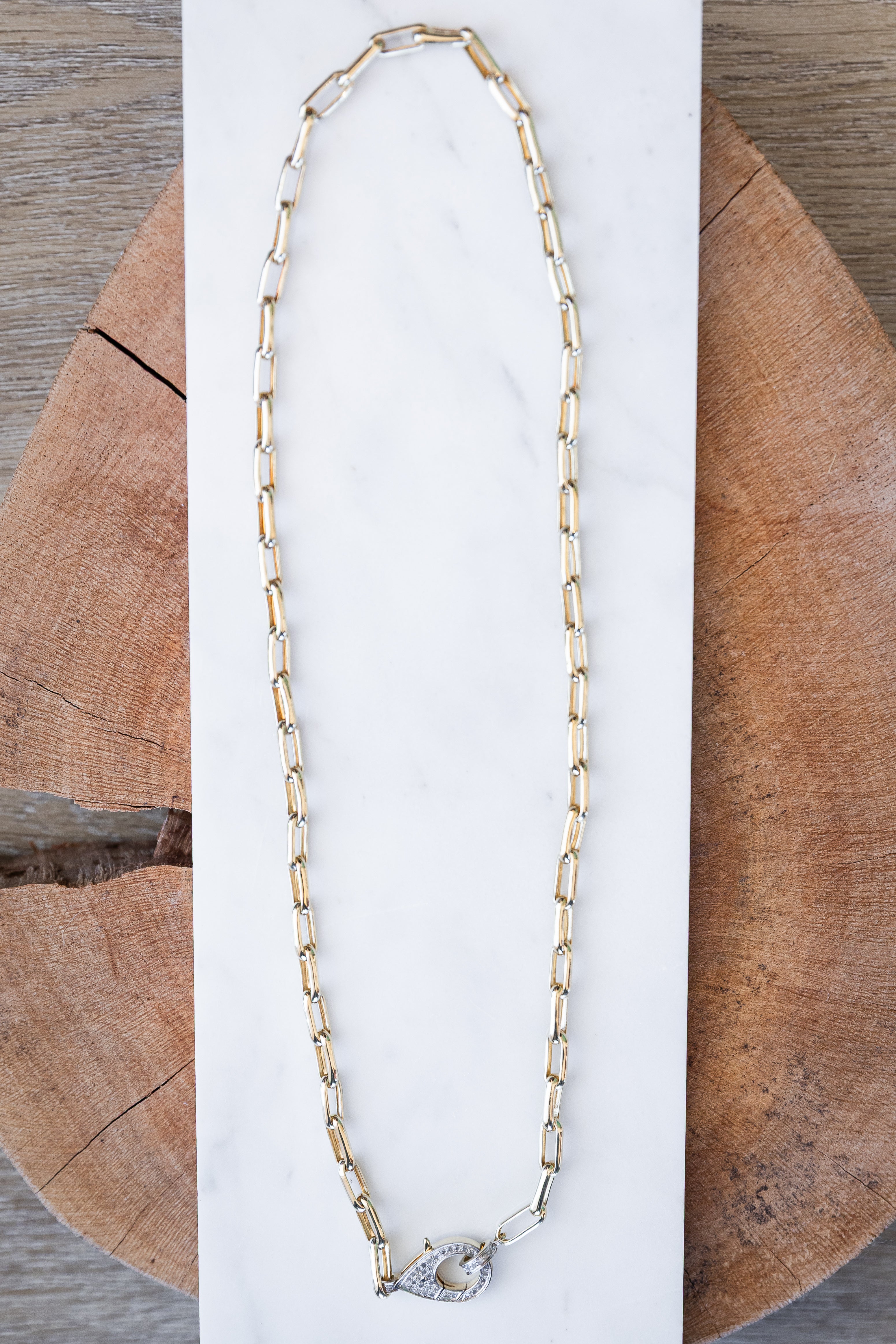 22" Paperclip Chain Necklace (Y10999B)