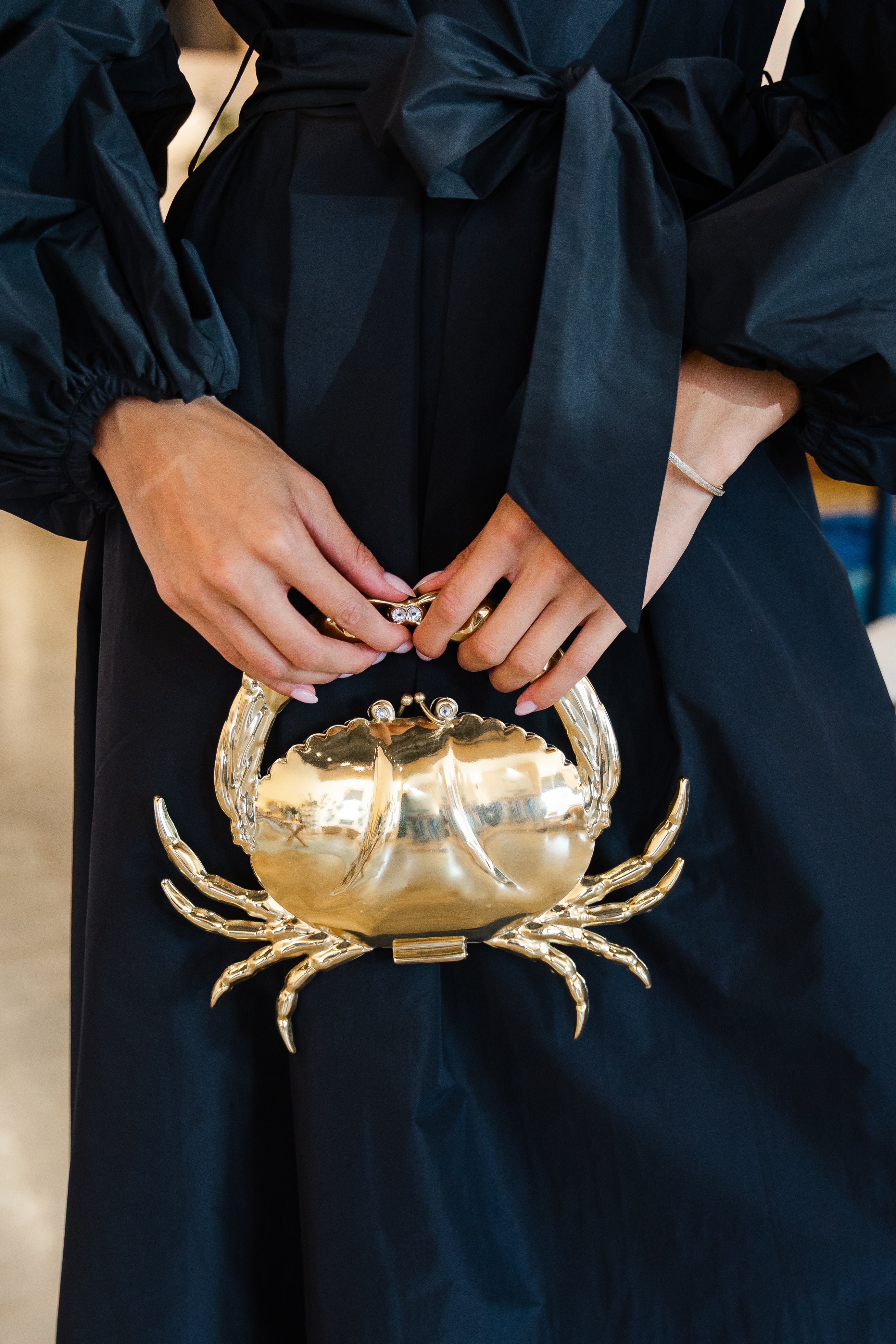 Gold Cancer Clutch