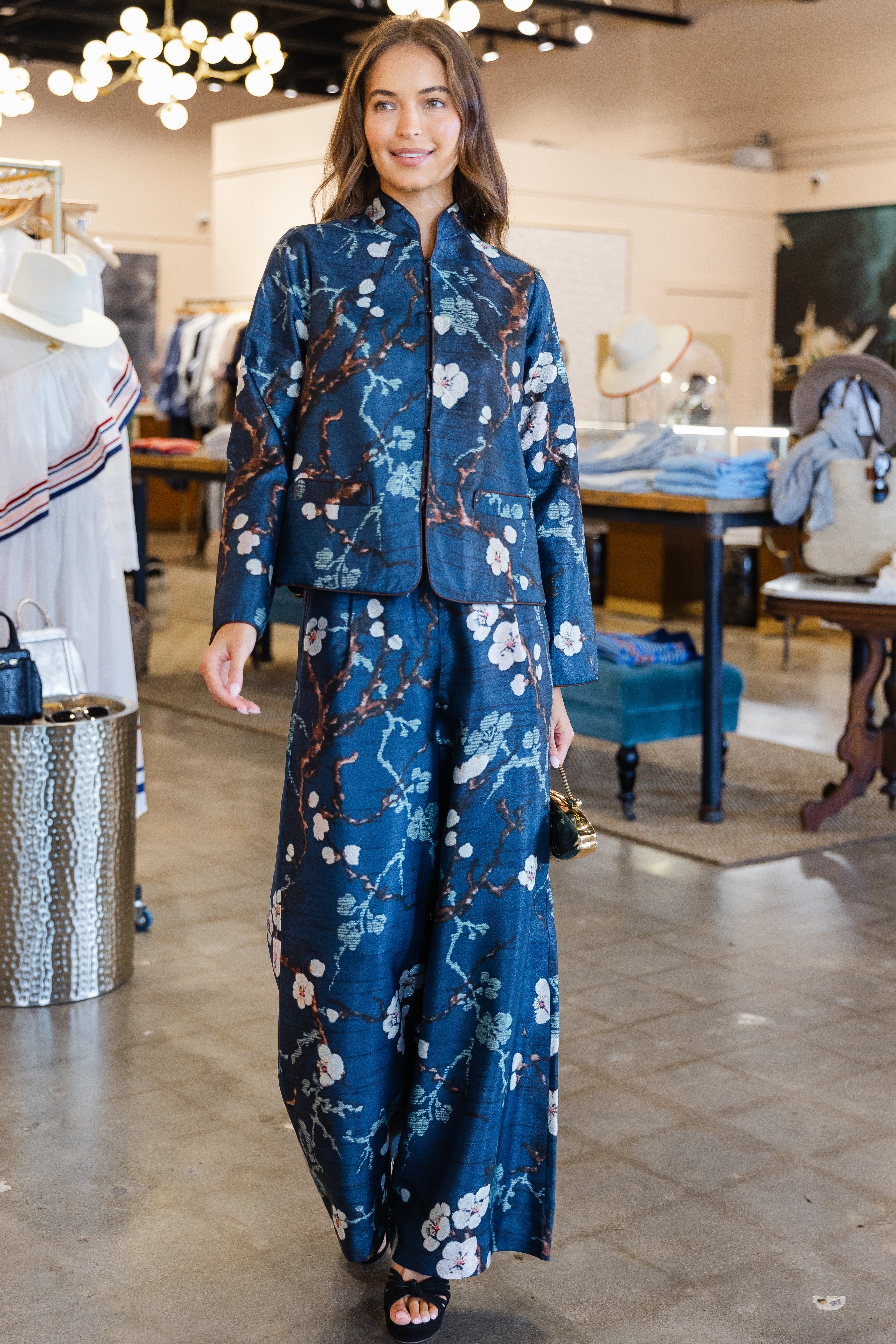Print Pant - Teal
