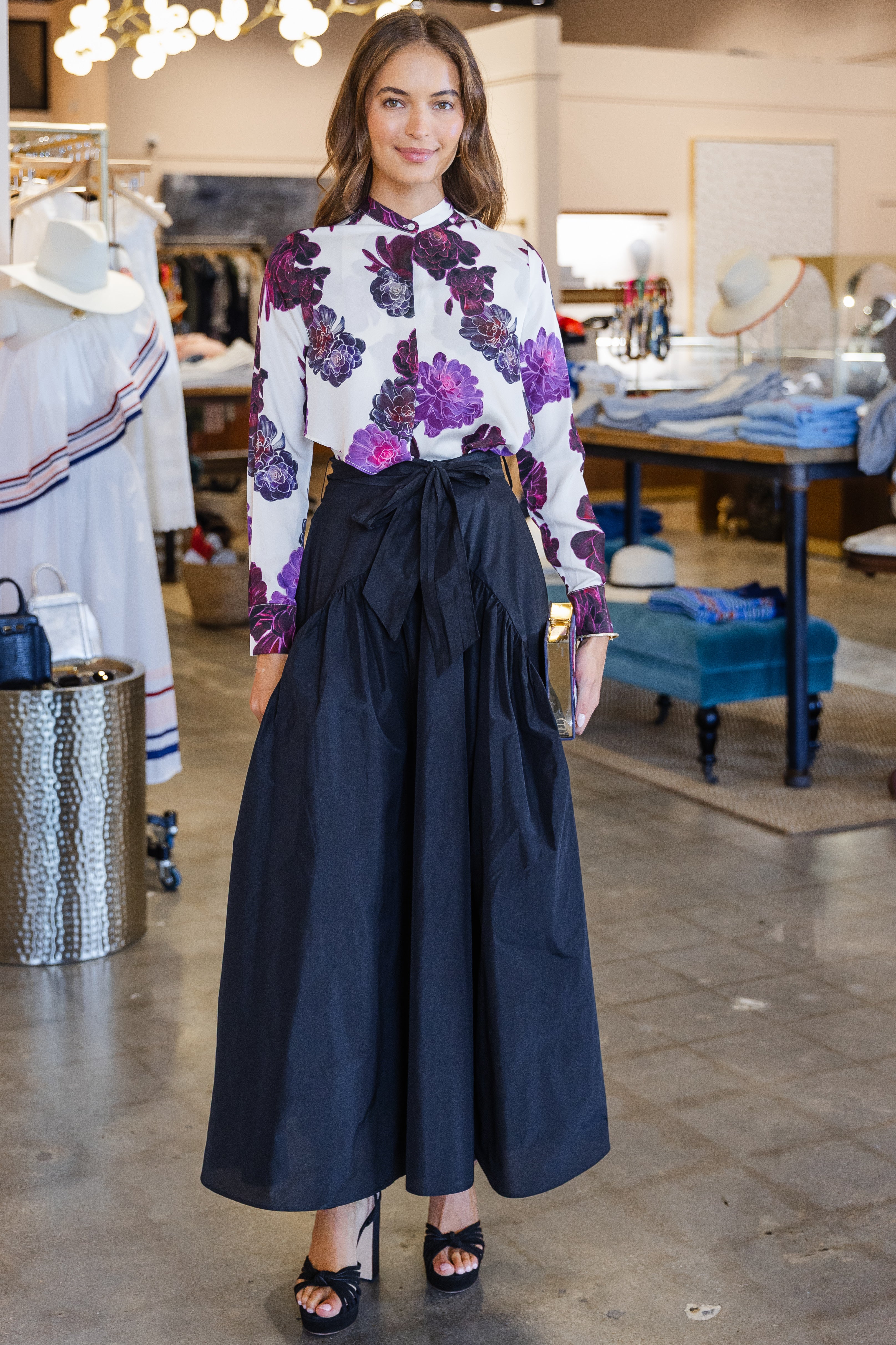 Taffeta Skirt - Black