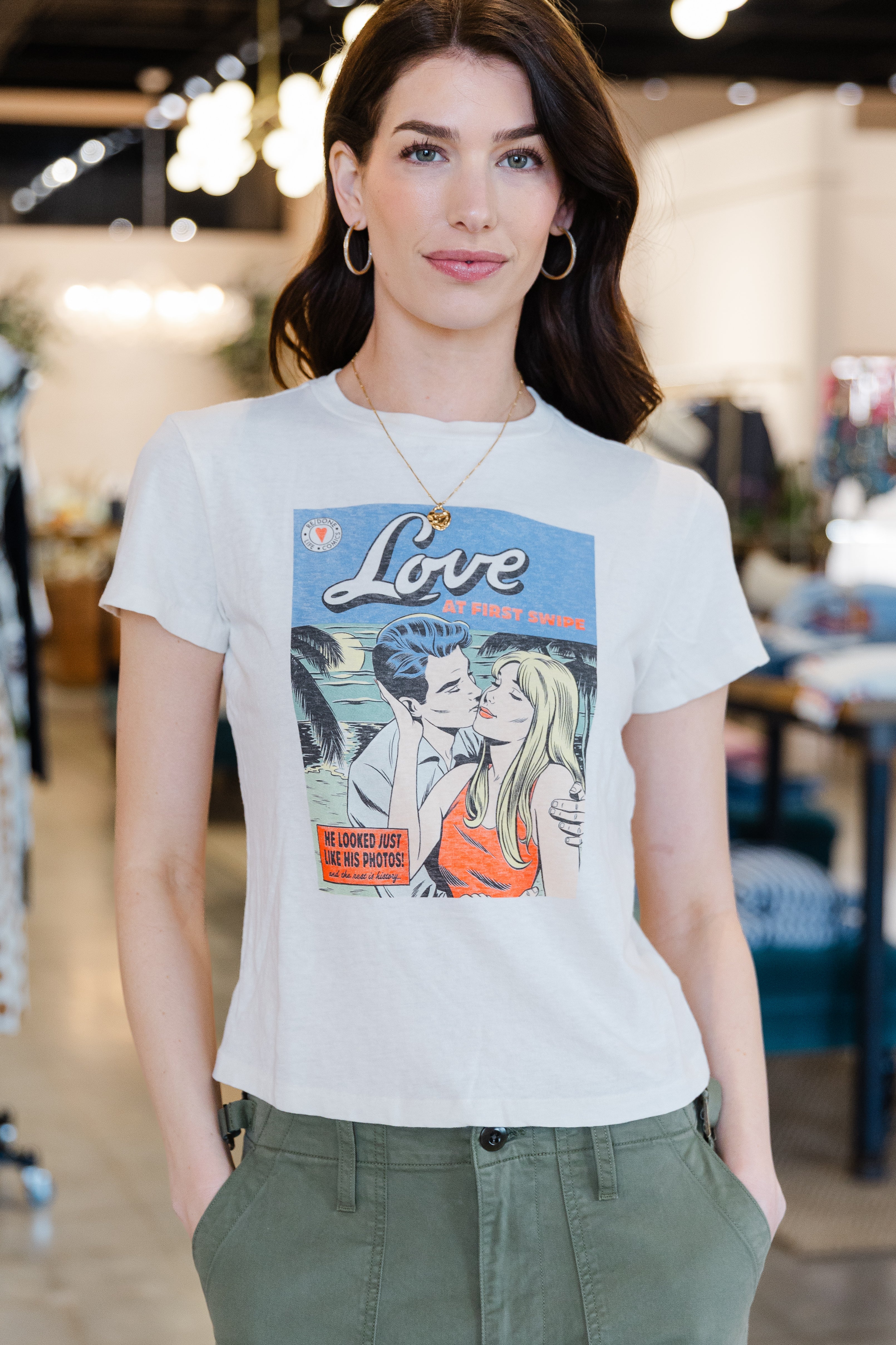 Classic Tee Swipe - Vintage White