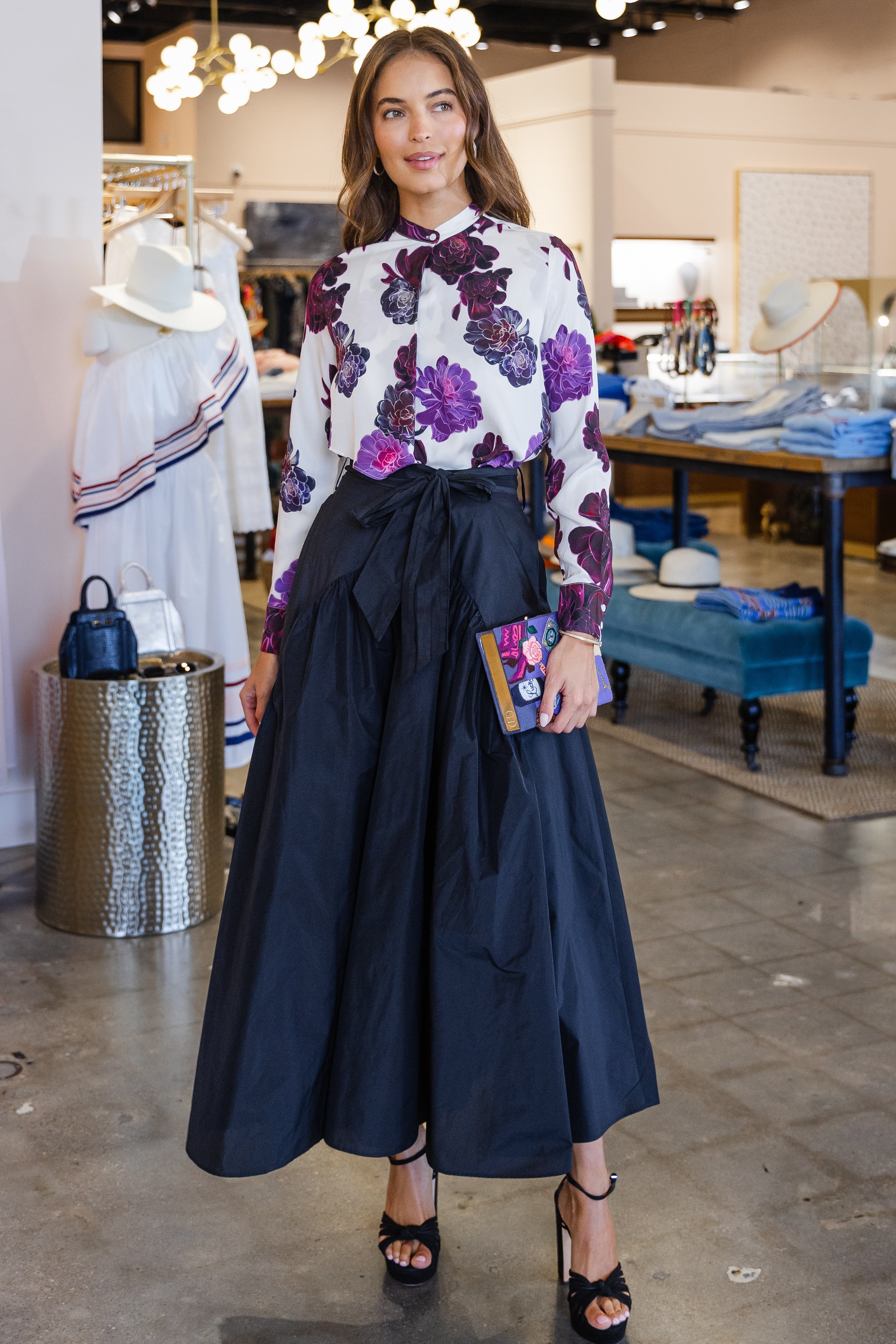 Taffeta Skirt - Black