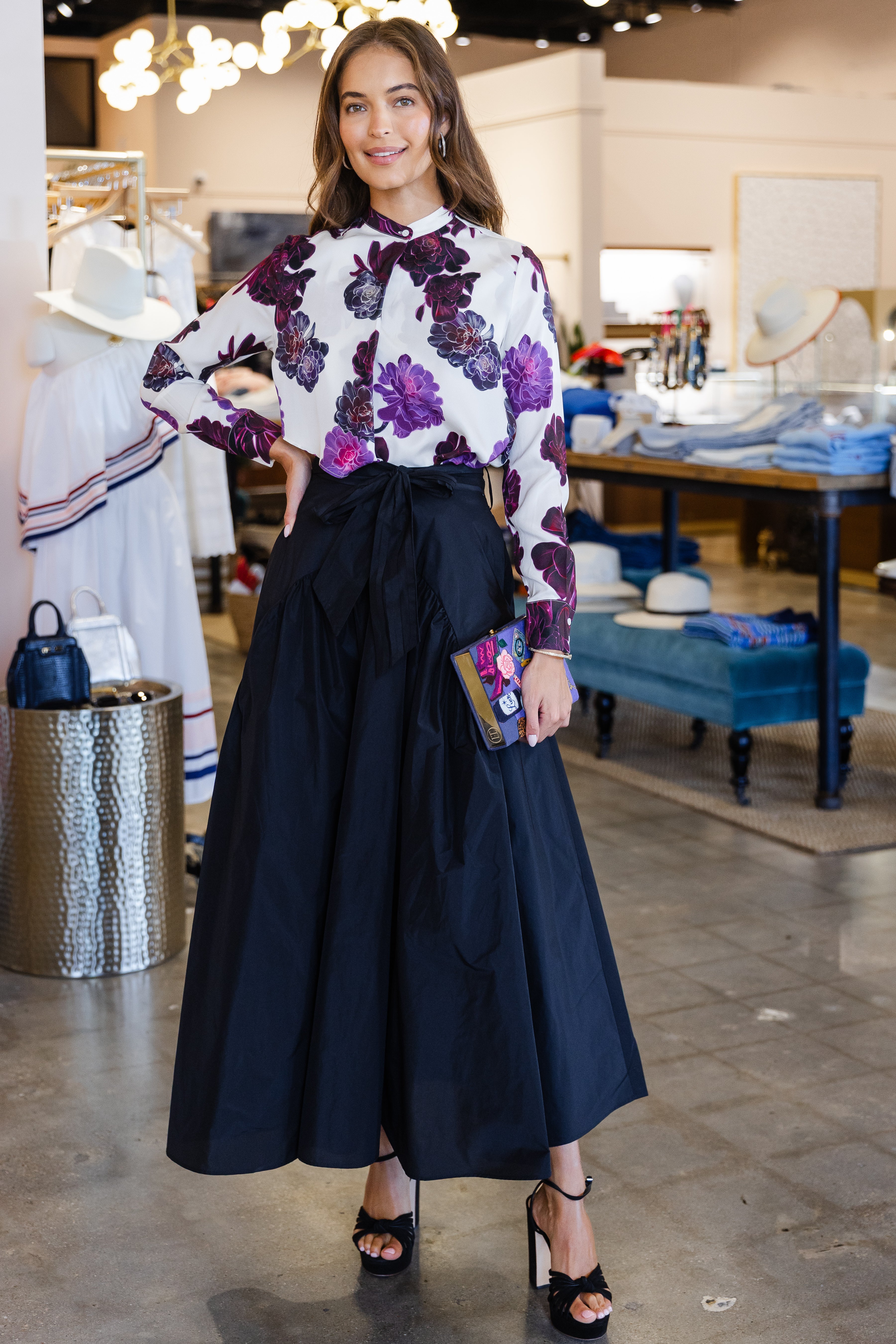 Taffeta Skirt - Black