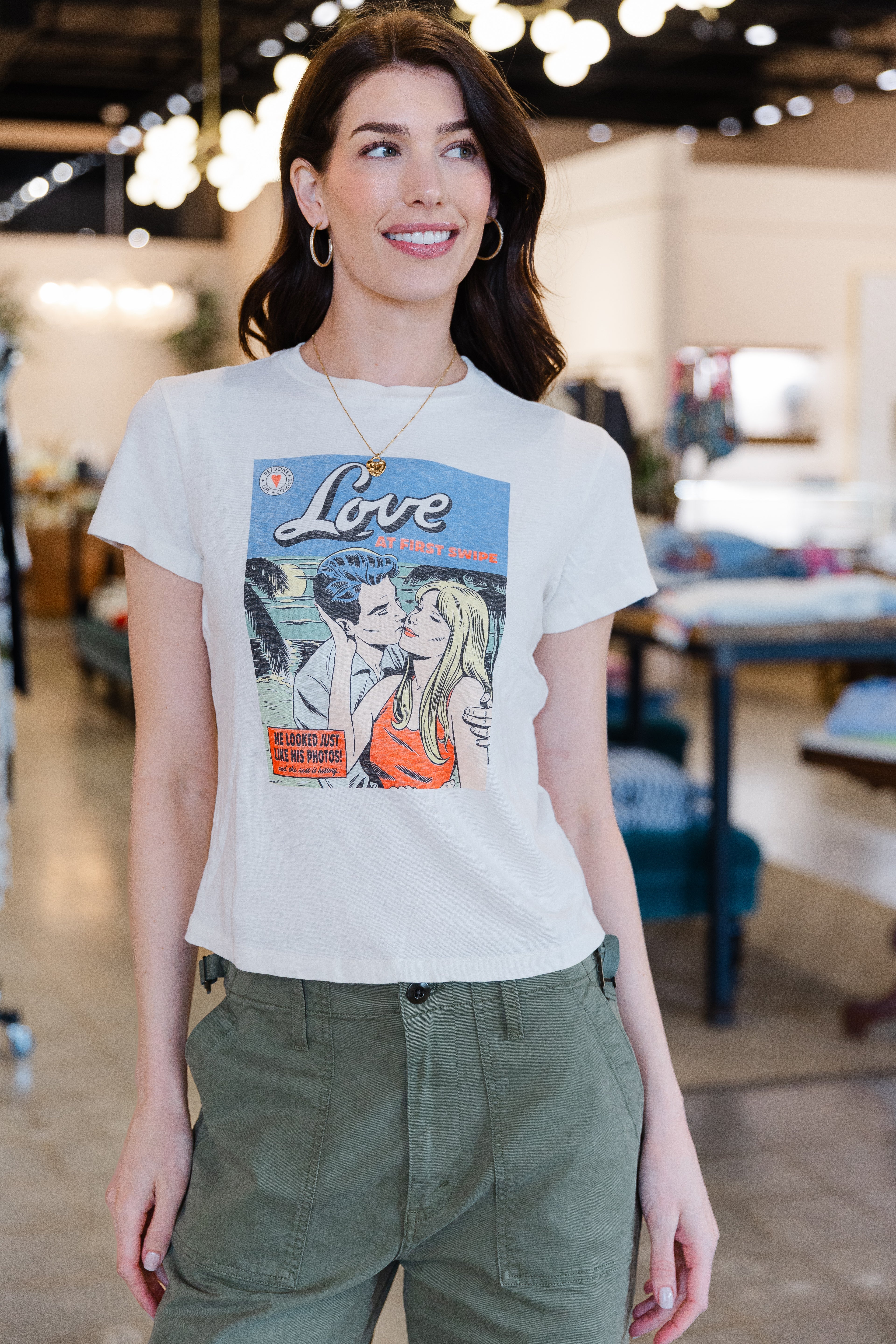 Classic Tee Swipe - Vintage White