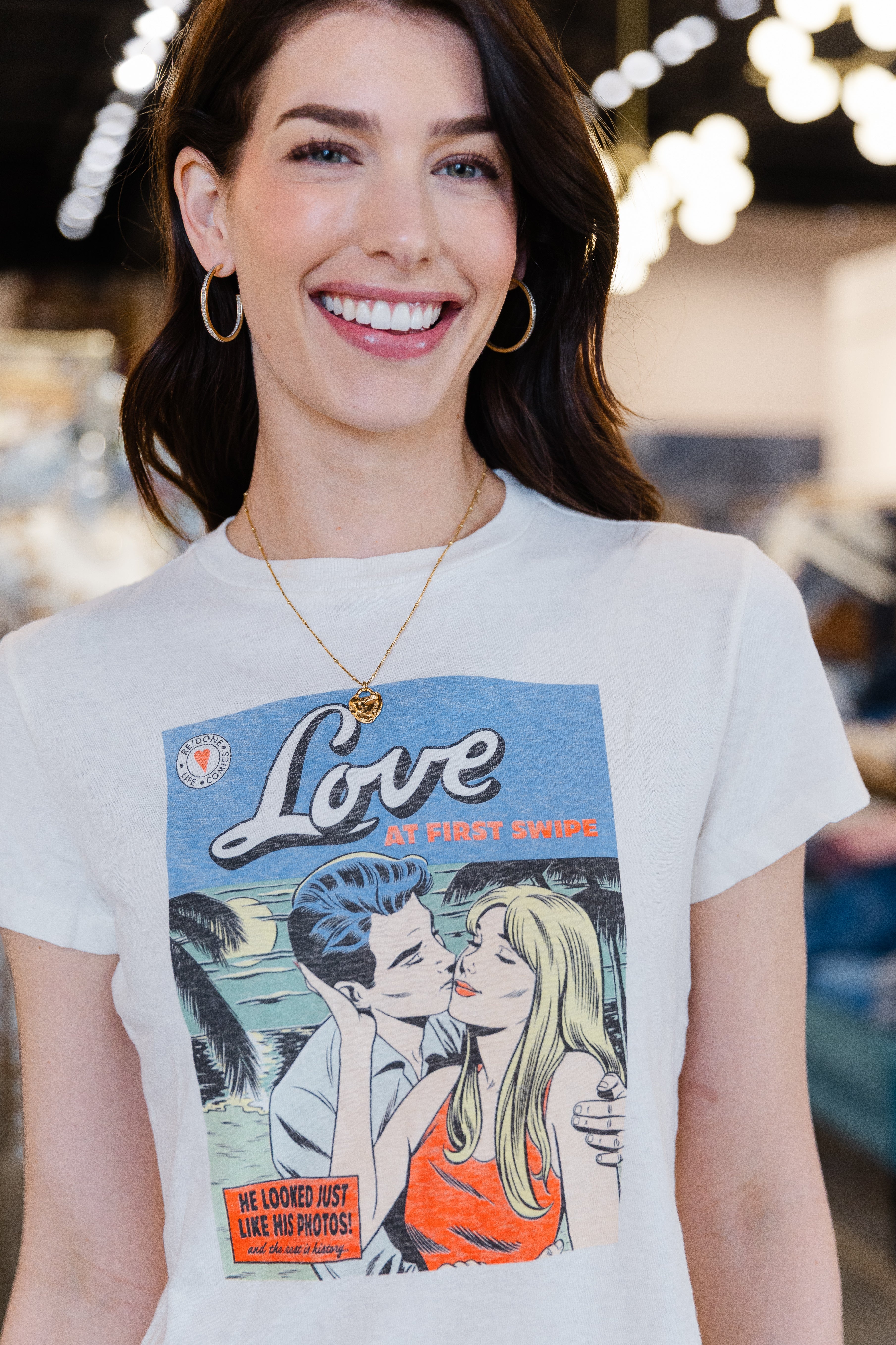 Classic Tee Swipe - Vintage White
