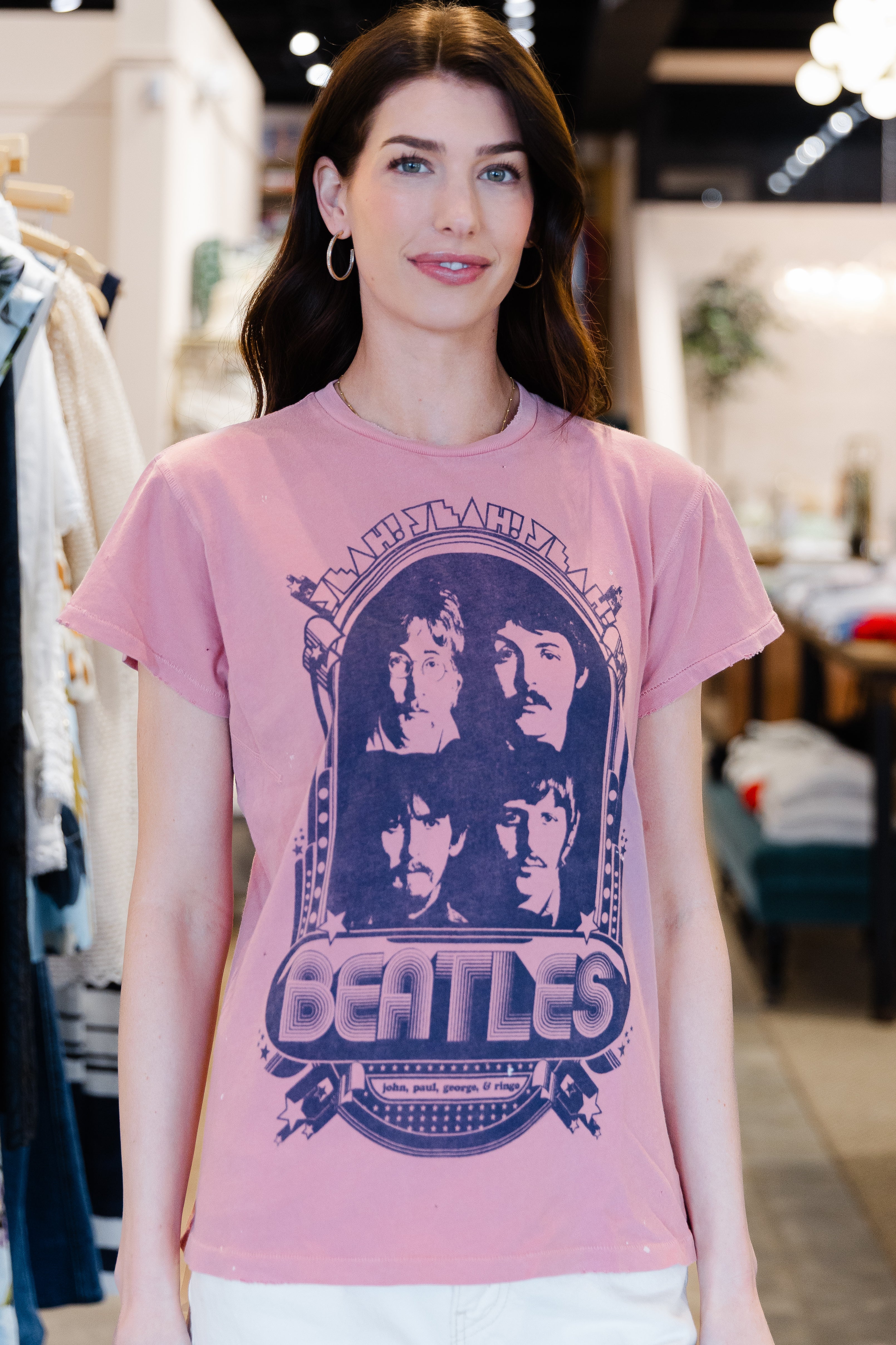 Beatles Yeah! Yeah! Yeah! Tee - Petal