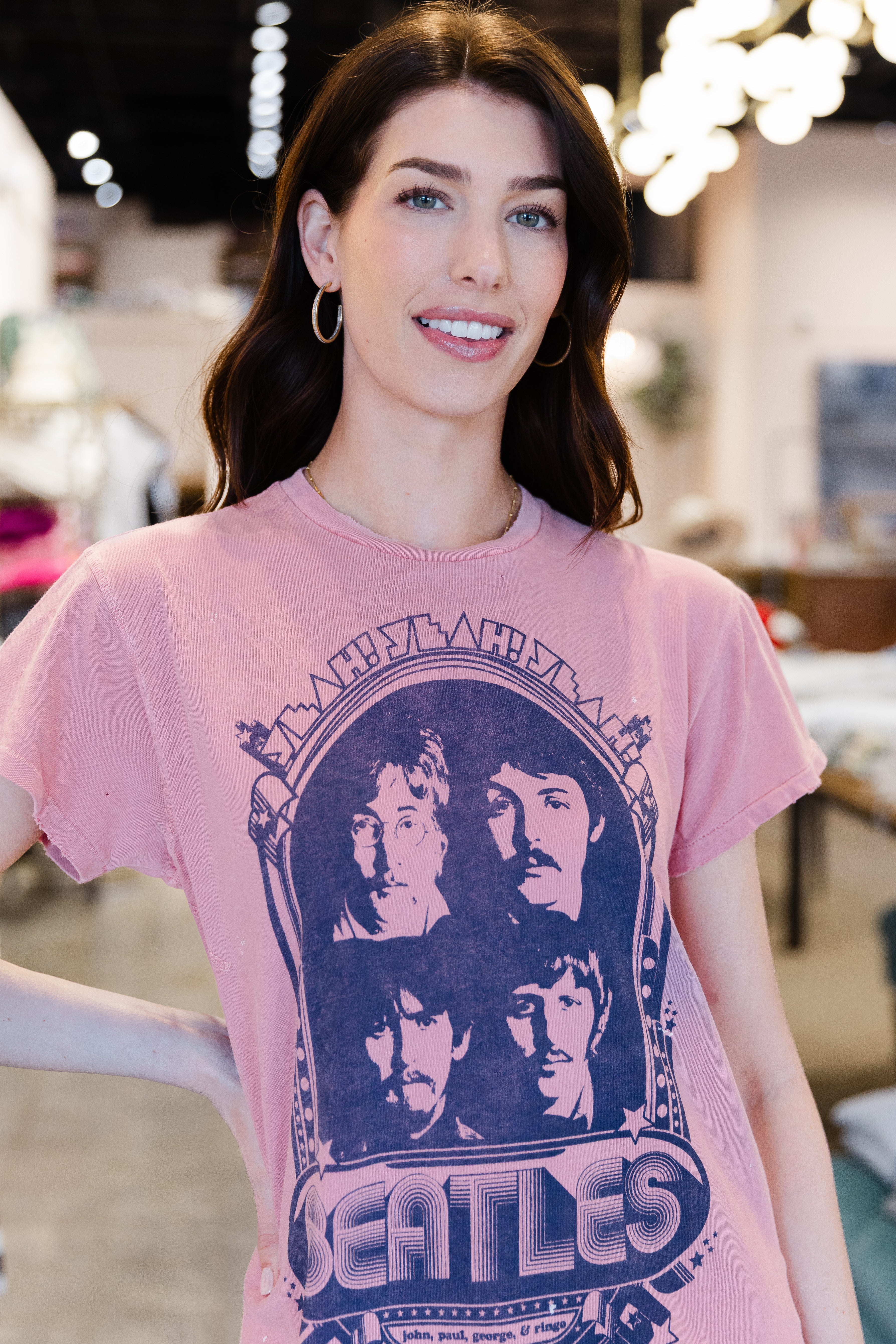 Beatles Yeah! Yeah! Yeah! Tee - Petal