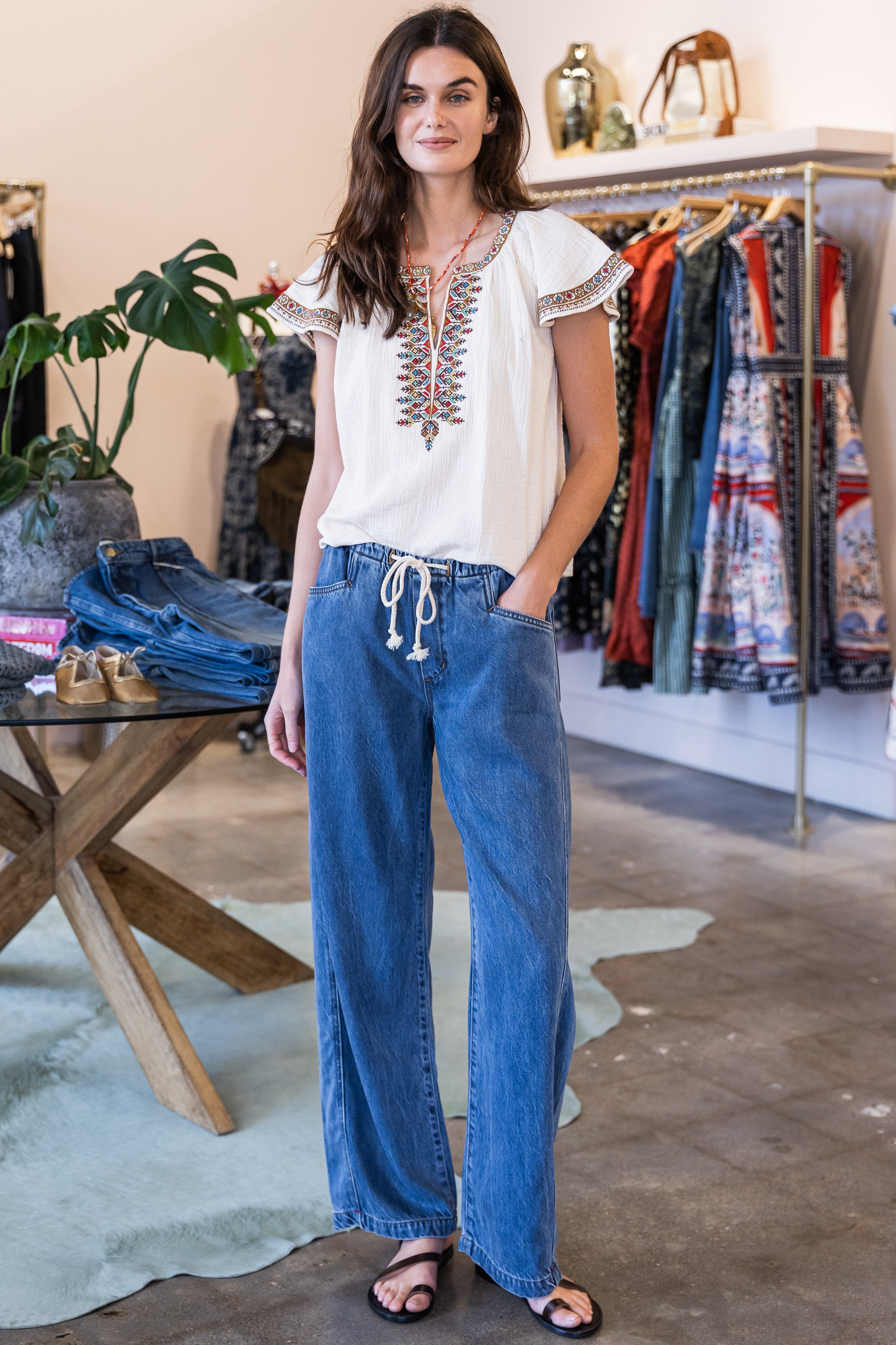 Joey Pant - Voyage Blue