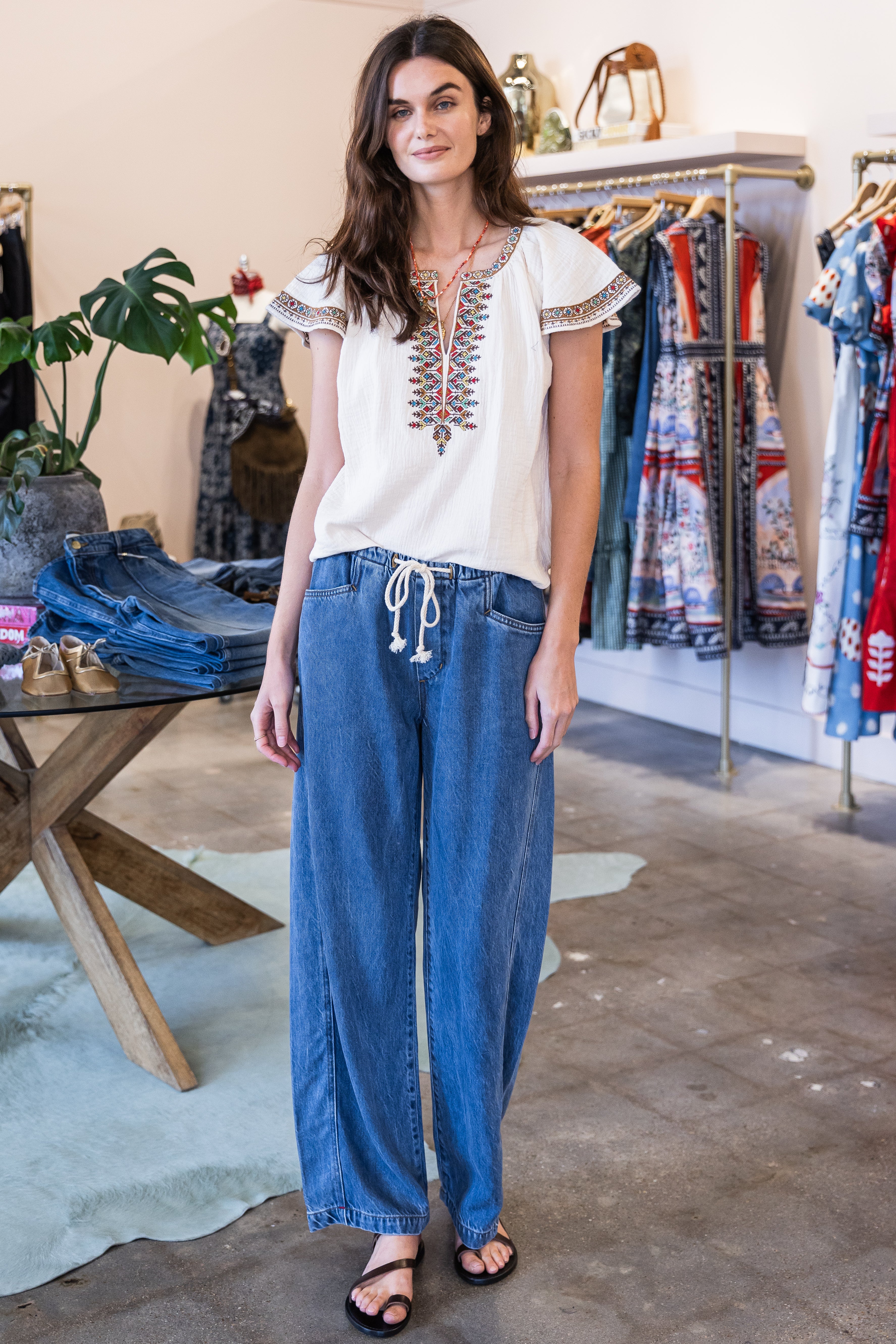 Joey Pant - Voyage Blue