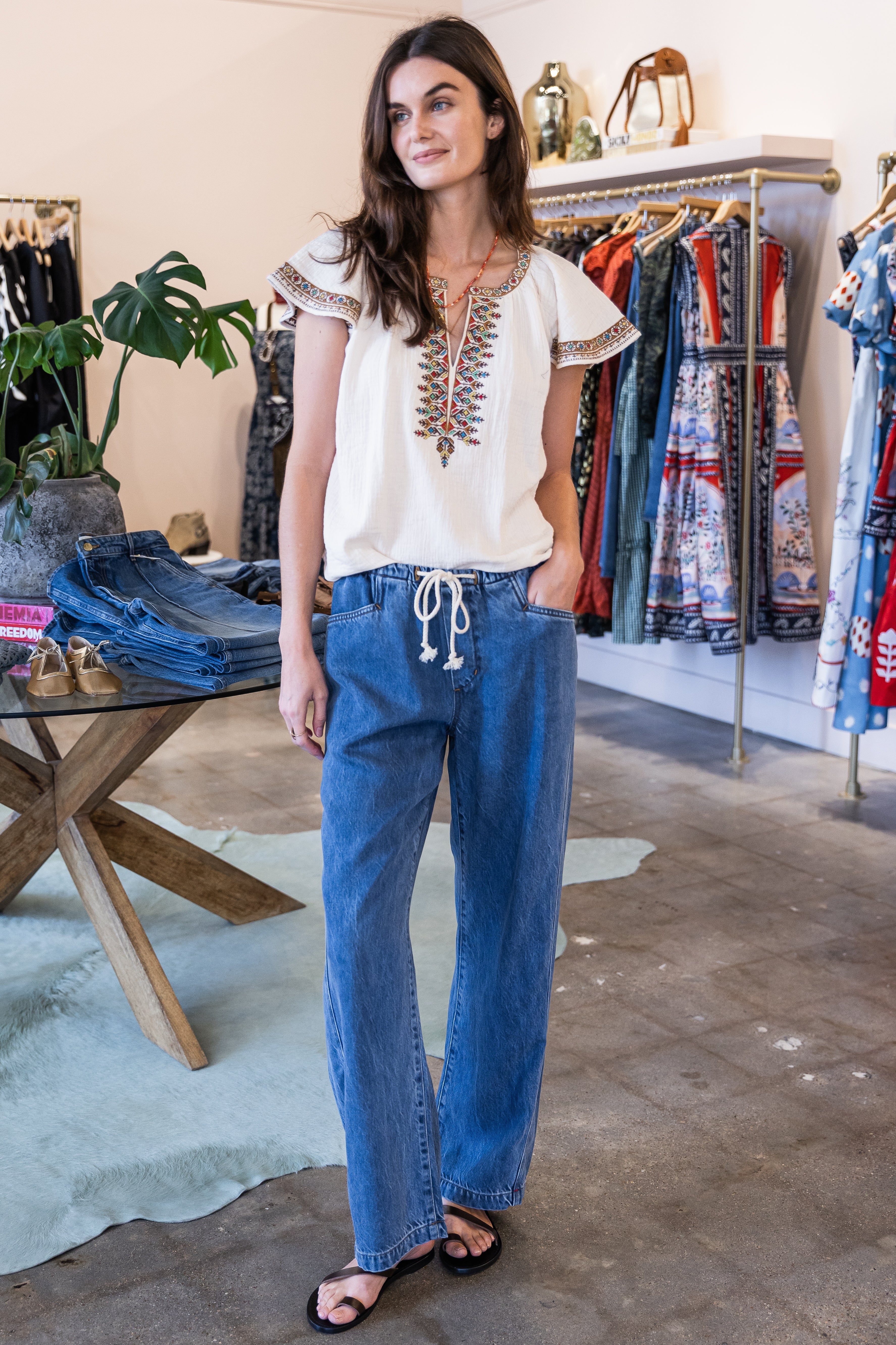 Joey Pant - Voyage Blue