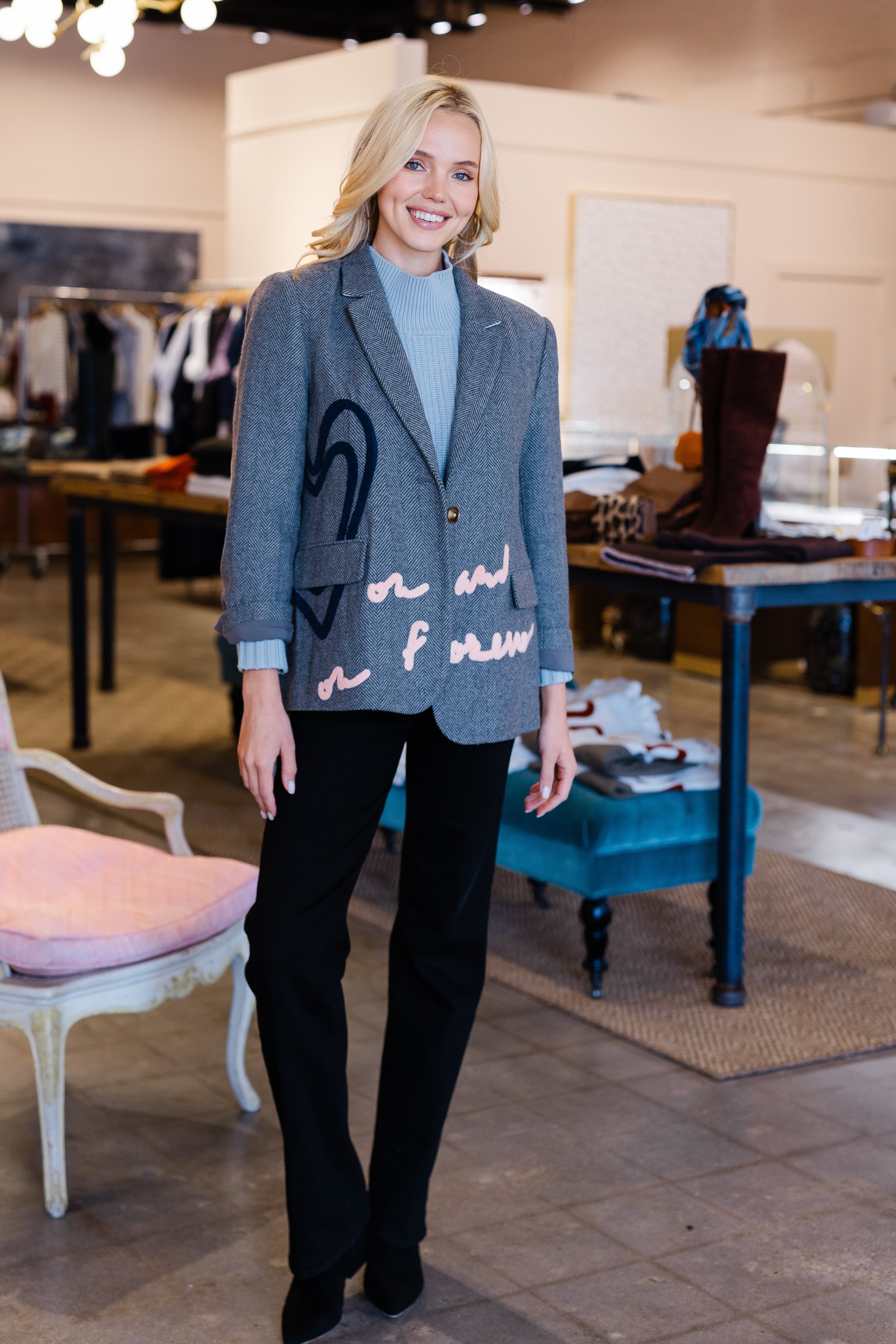 Workday On and On Forever Blazer - Steel Blue