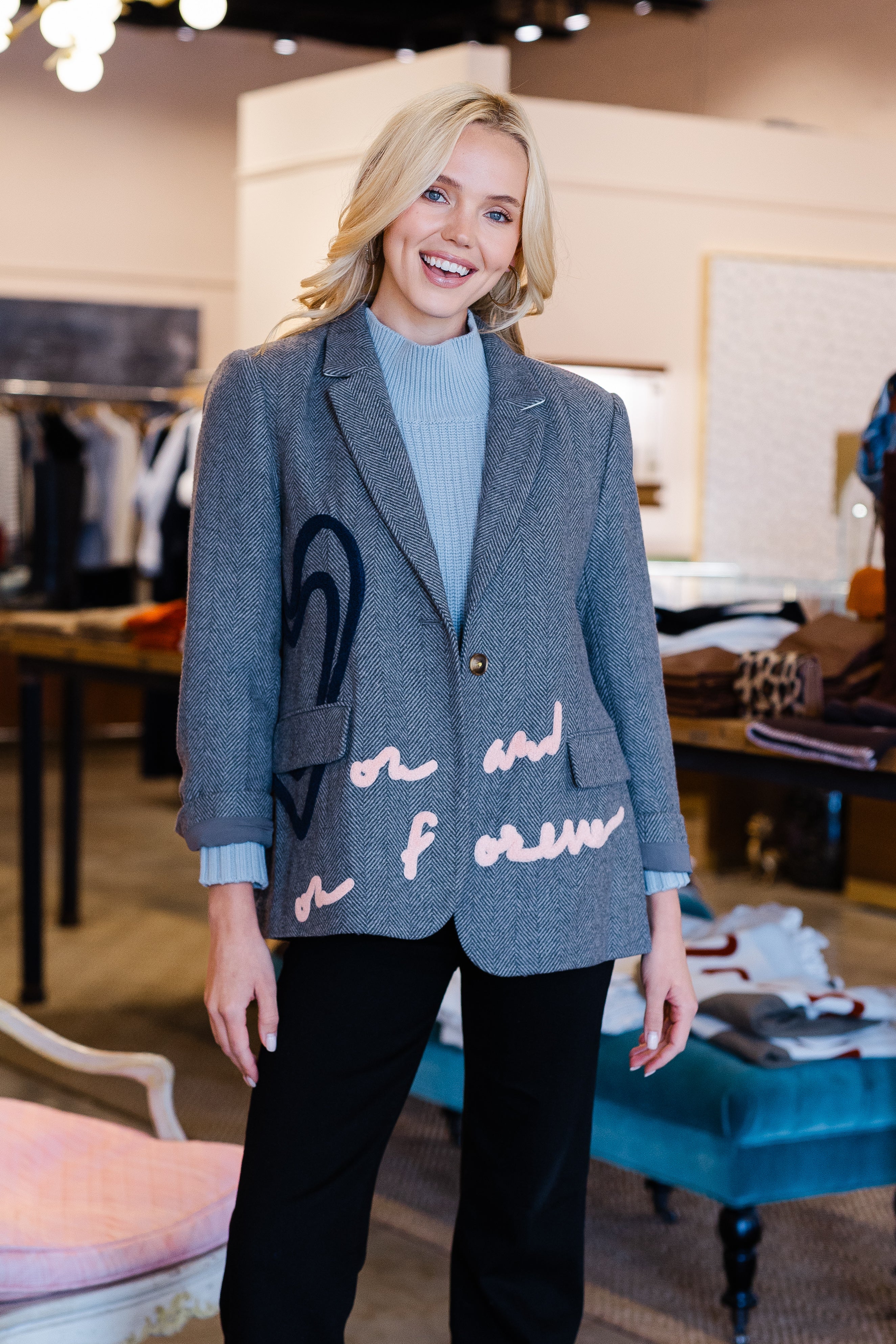 Workday On and On Forever Blazer - Steel Blue