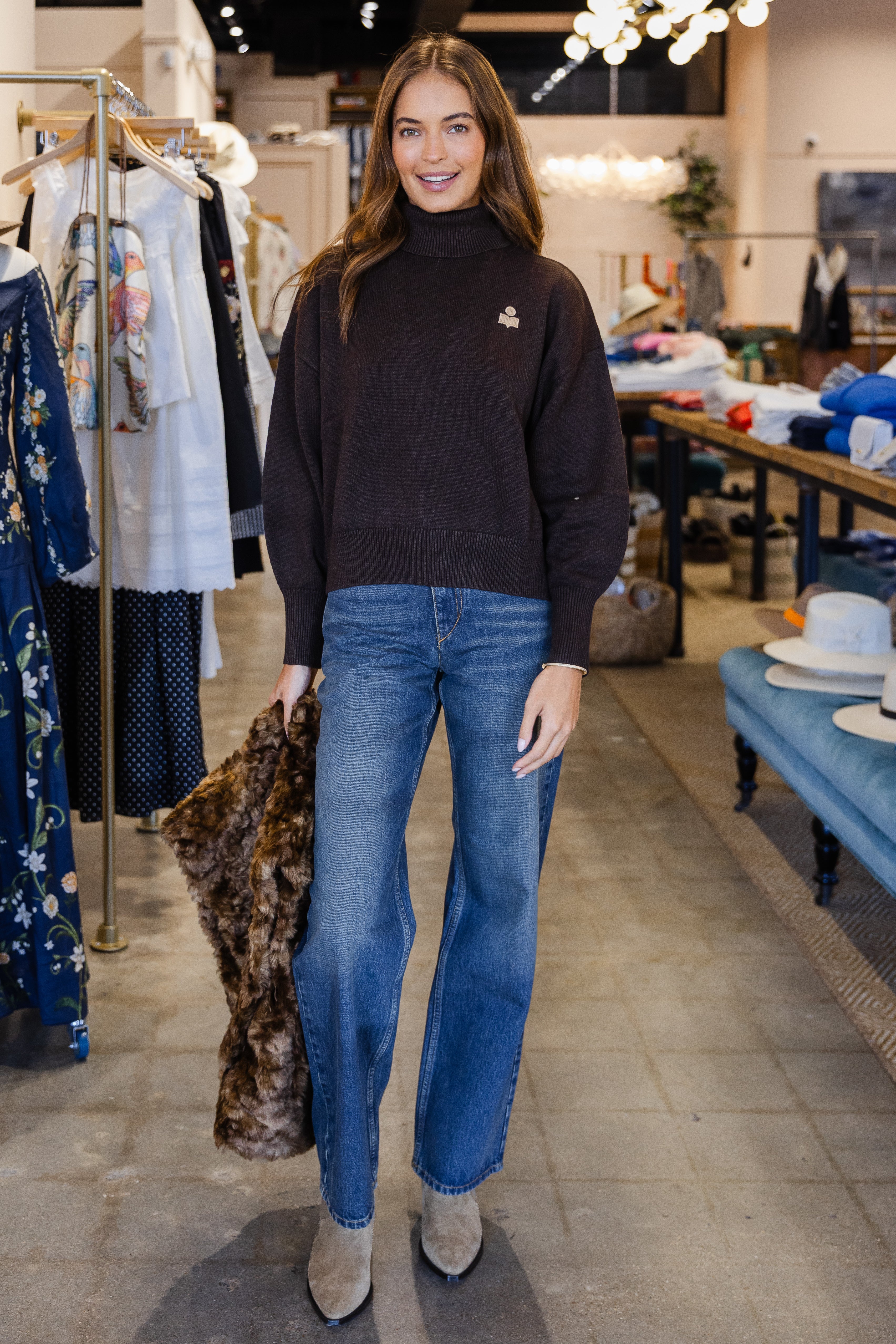 Nasha Sweater - Chocolate