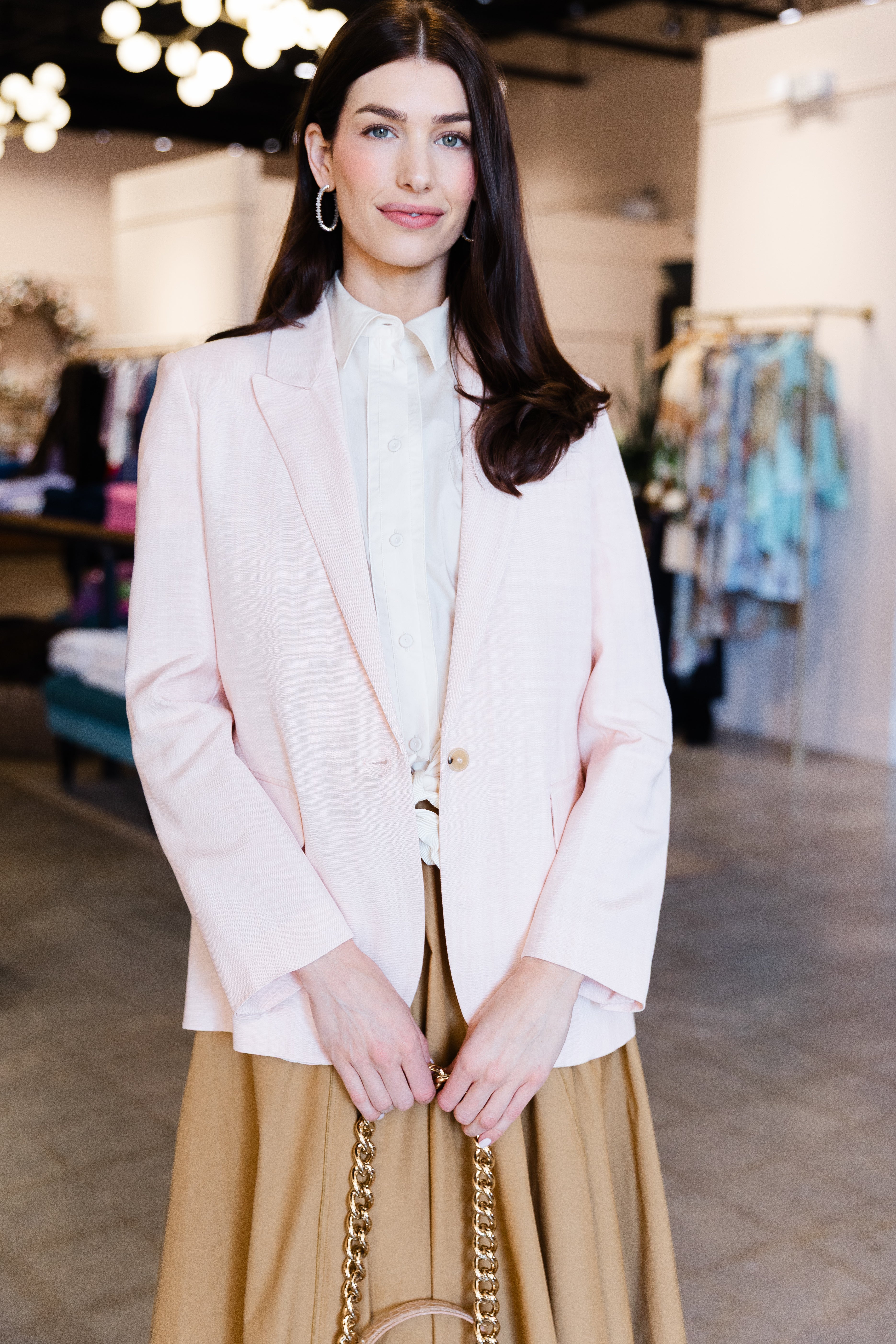 Viscose Hopsack Jacket - Alba