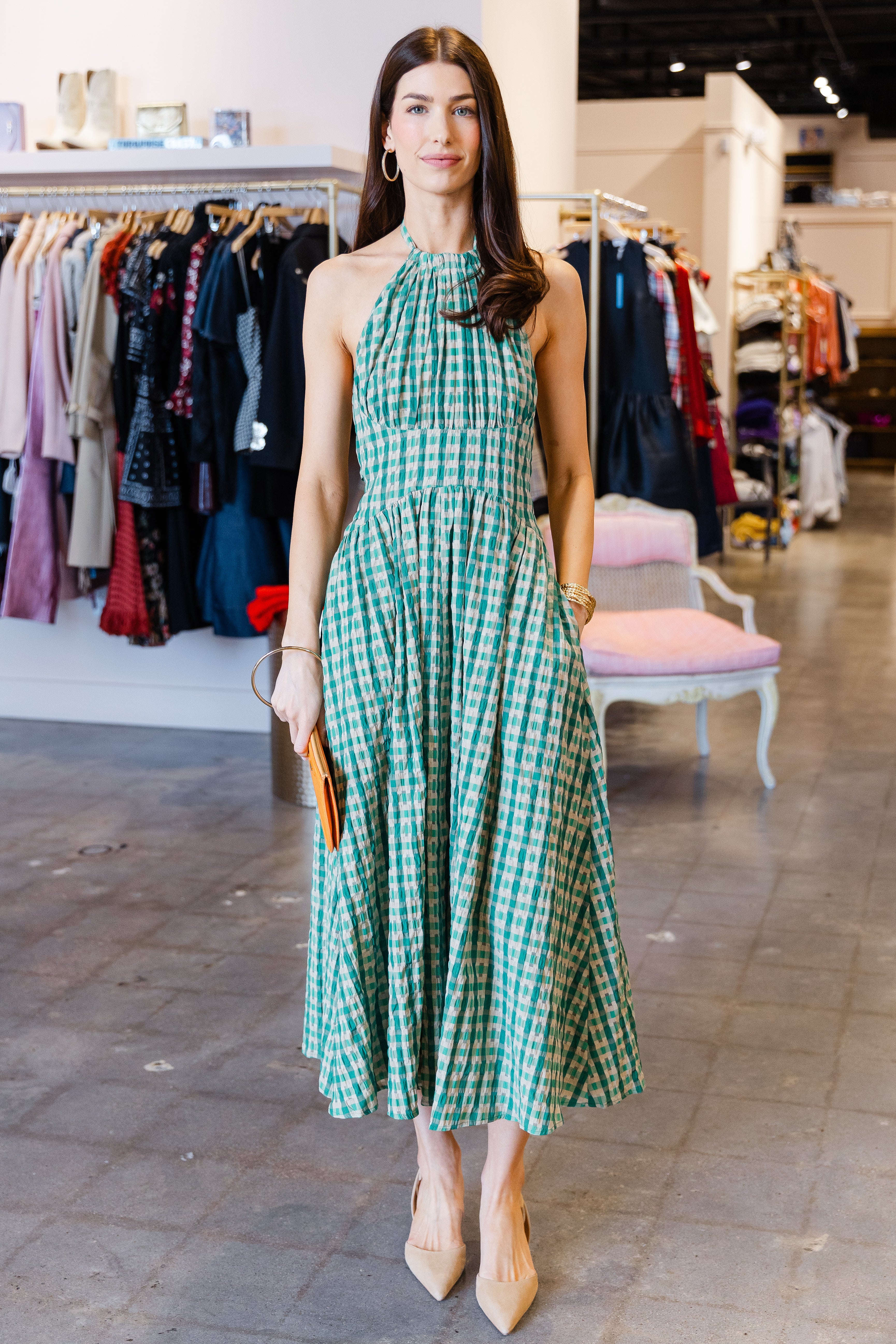 Halter In The Name Of Love - Green Check