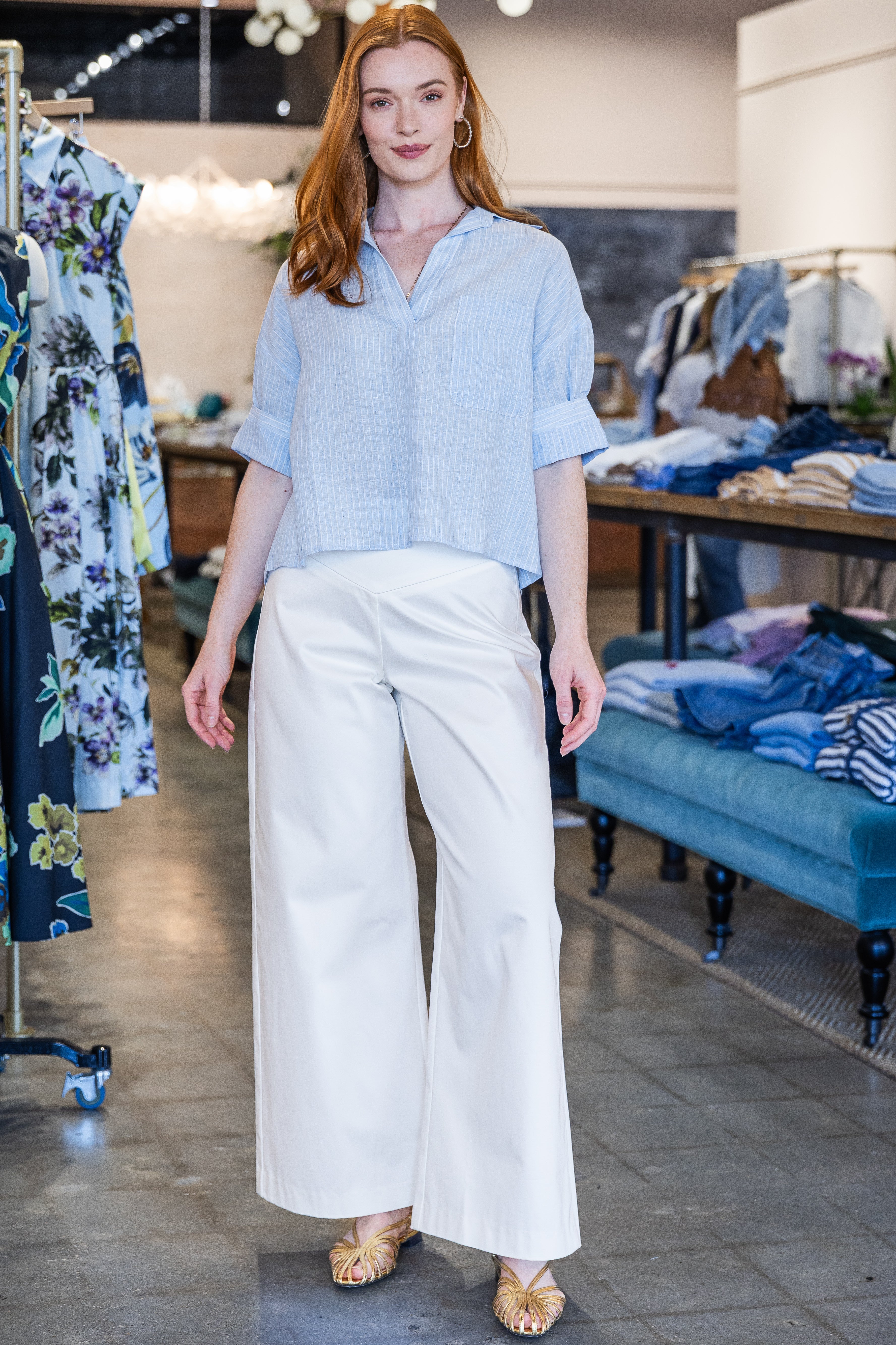 Brenna Pant - White