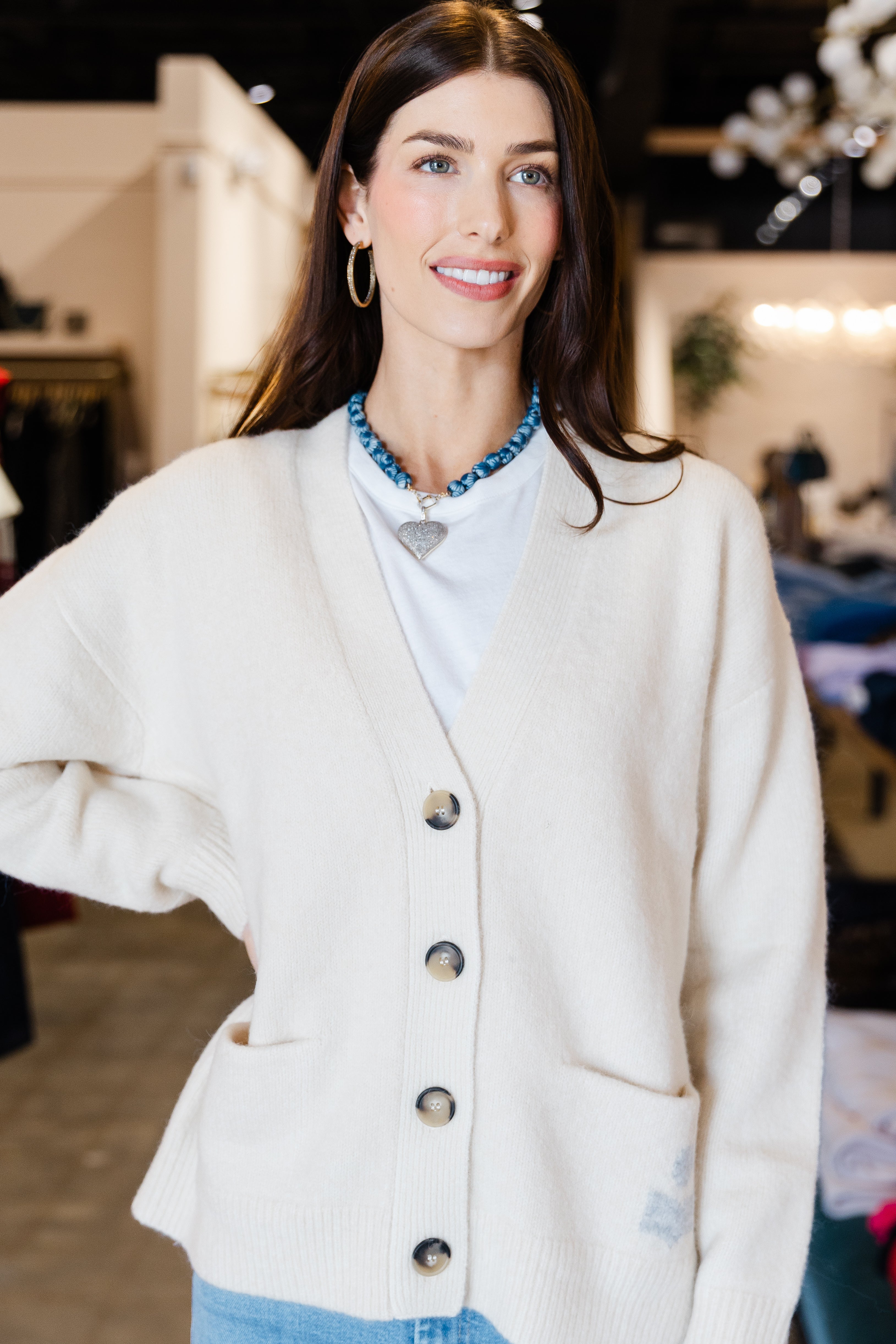 Eborah Alpaca Logo - Ecru