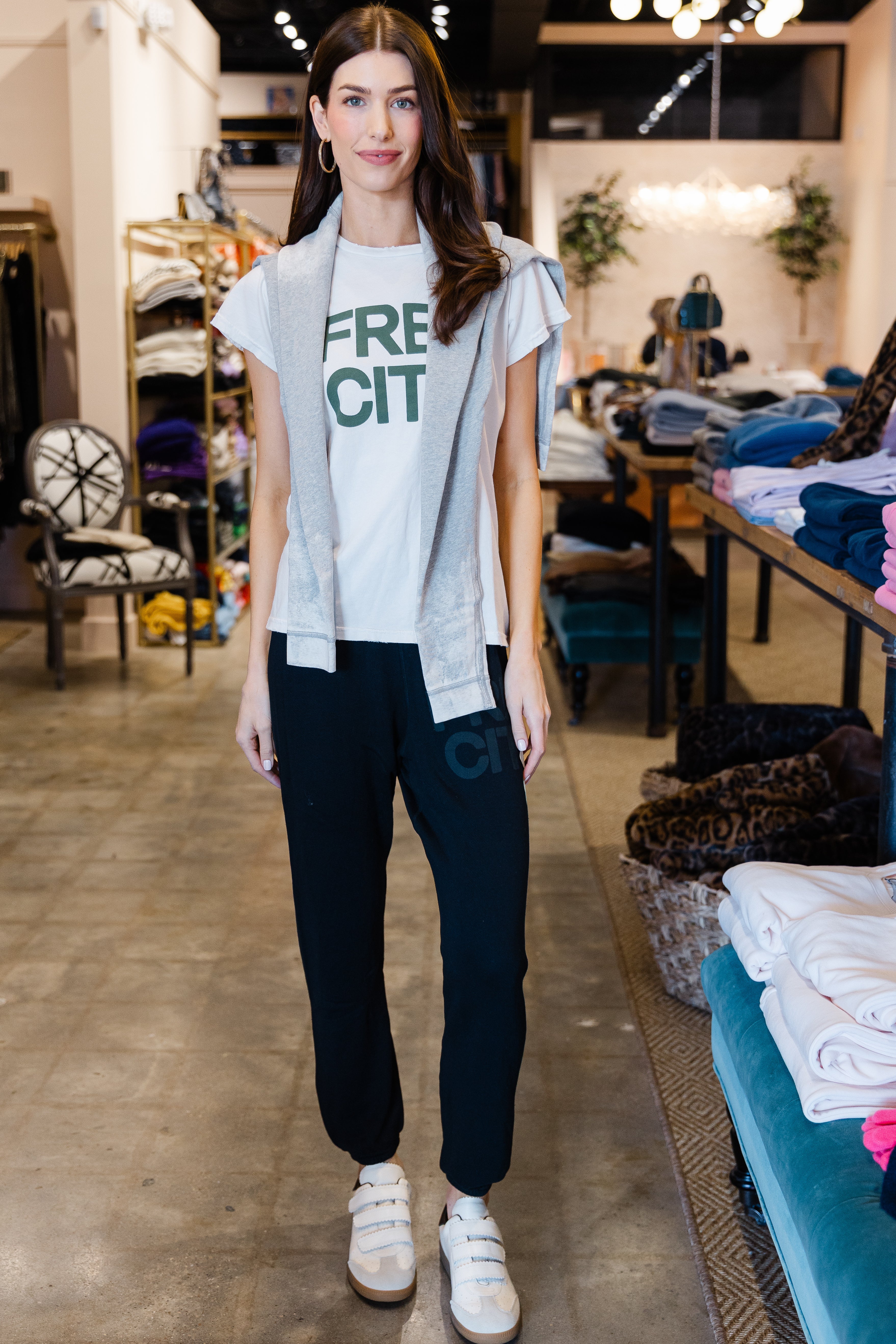 SuperFluff Lux OG Sweatpant - Deep Space Cream