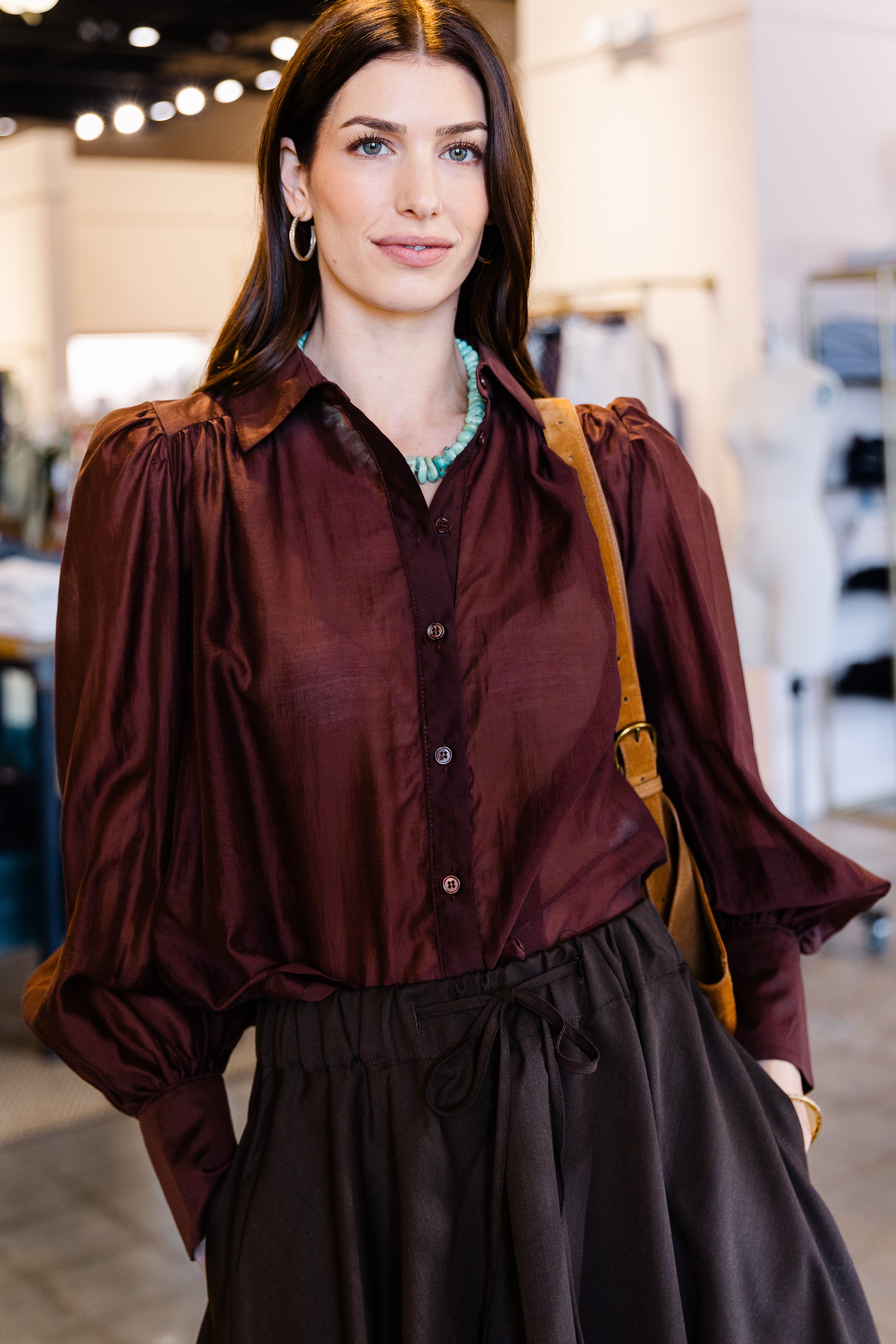 Florence Shirt - Chocolate