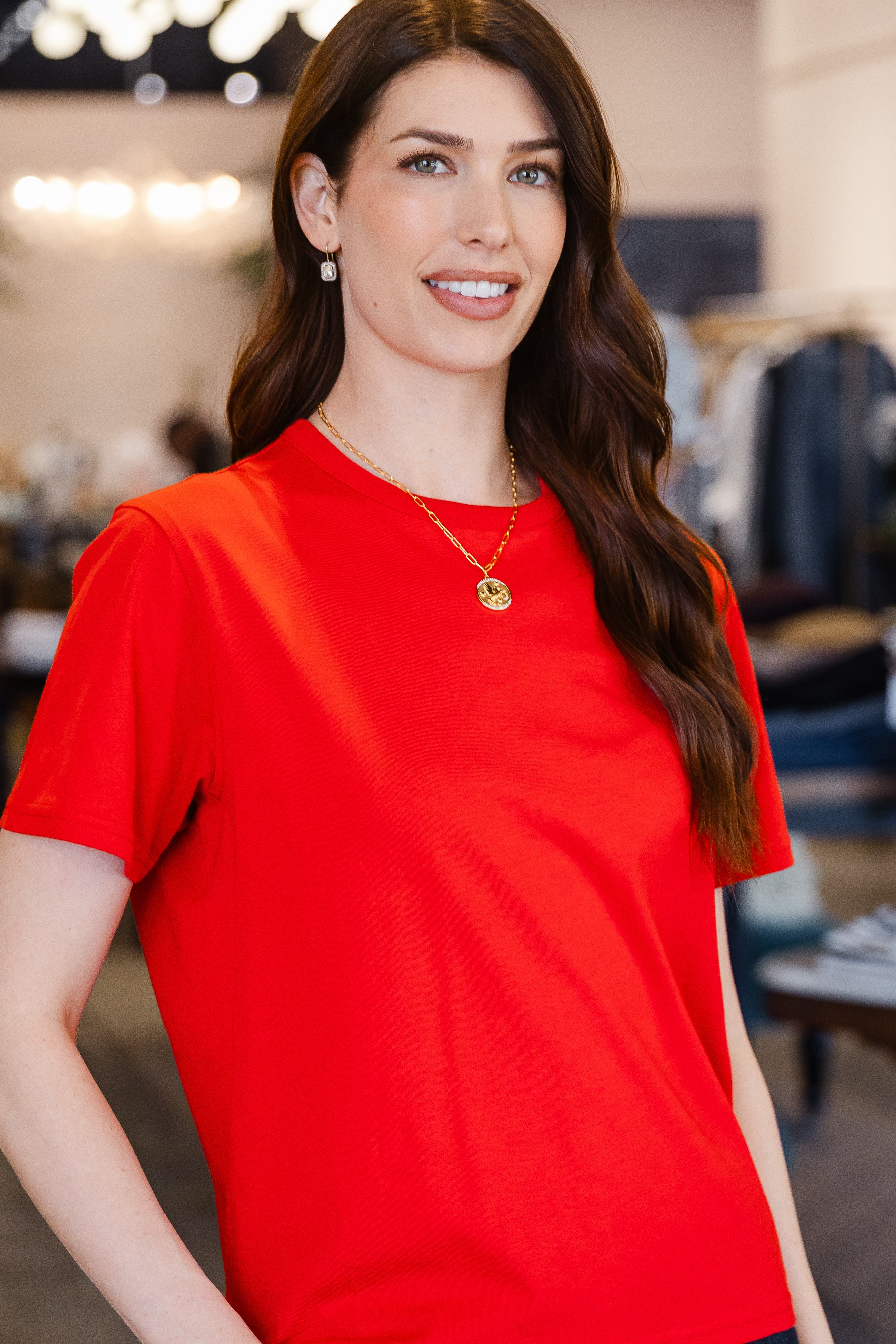 The Iconically Soft Perfect Tee - Red