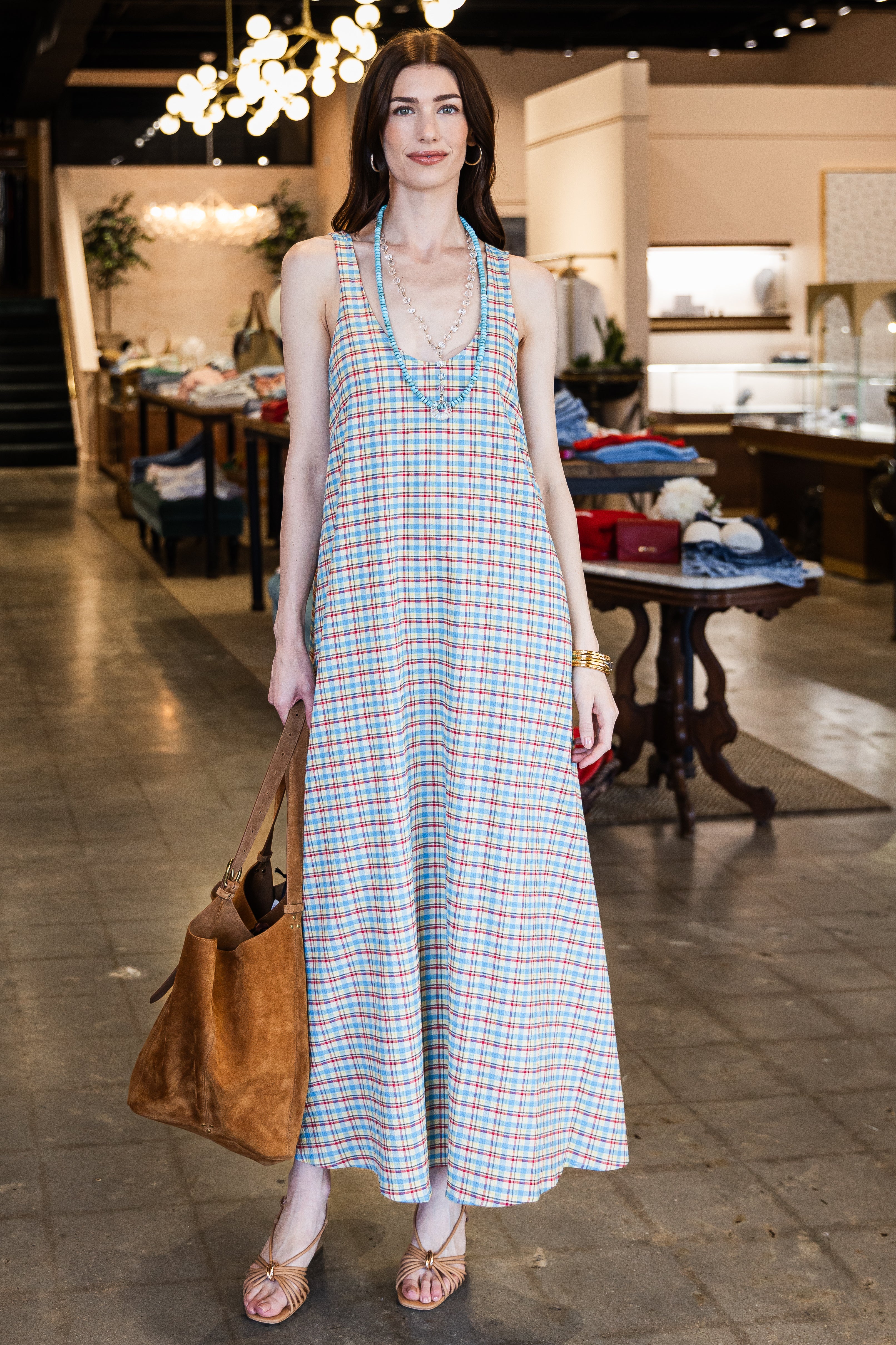 Rocio Maxi Dress - Sofia Check