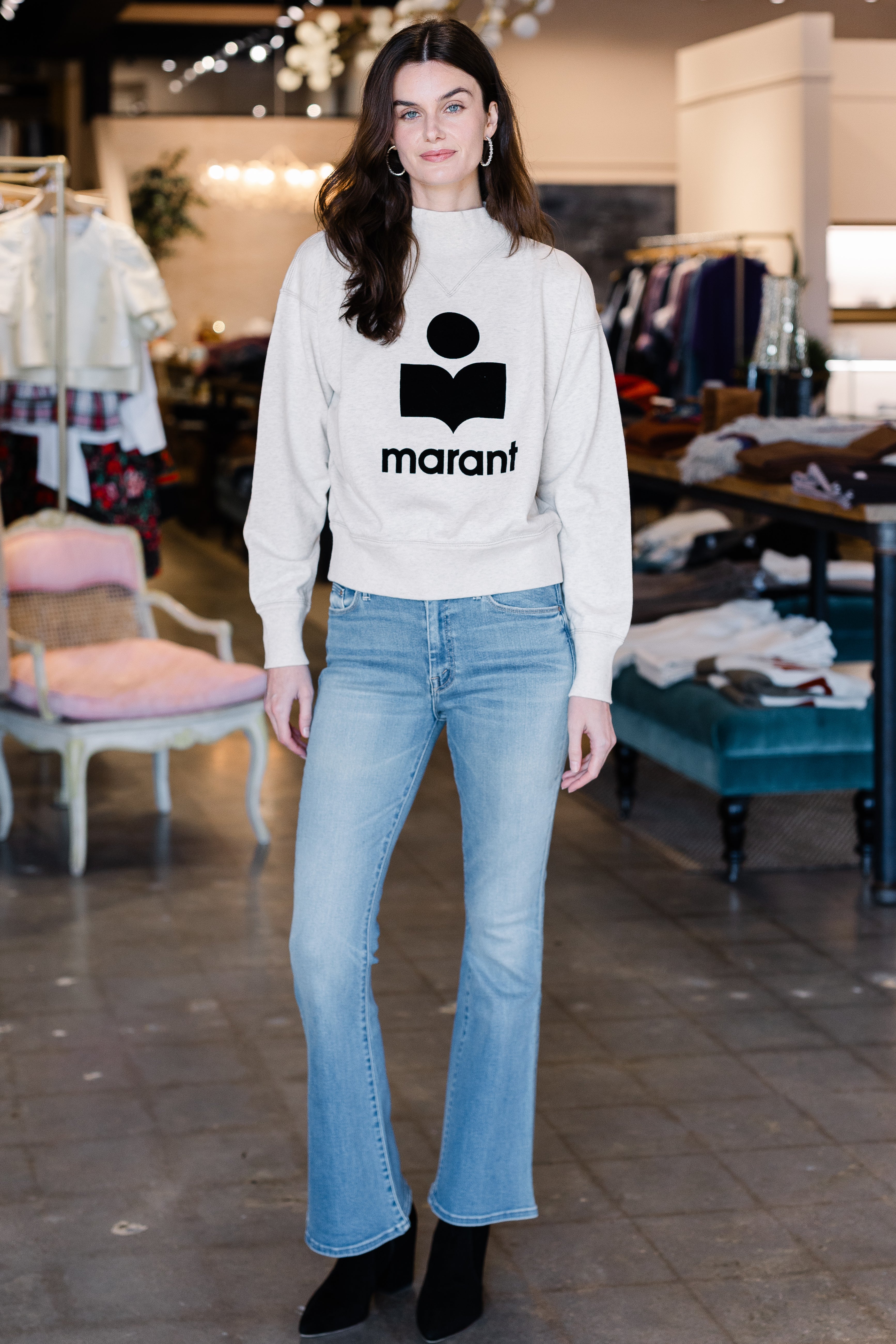 Moby Light Marant Sweater - Ecru