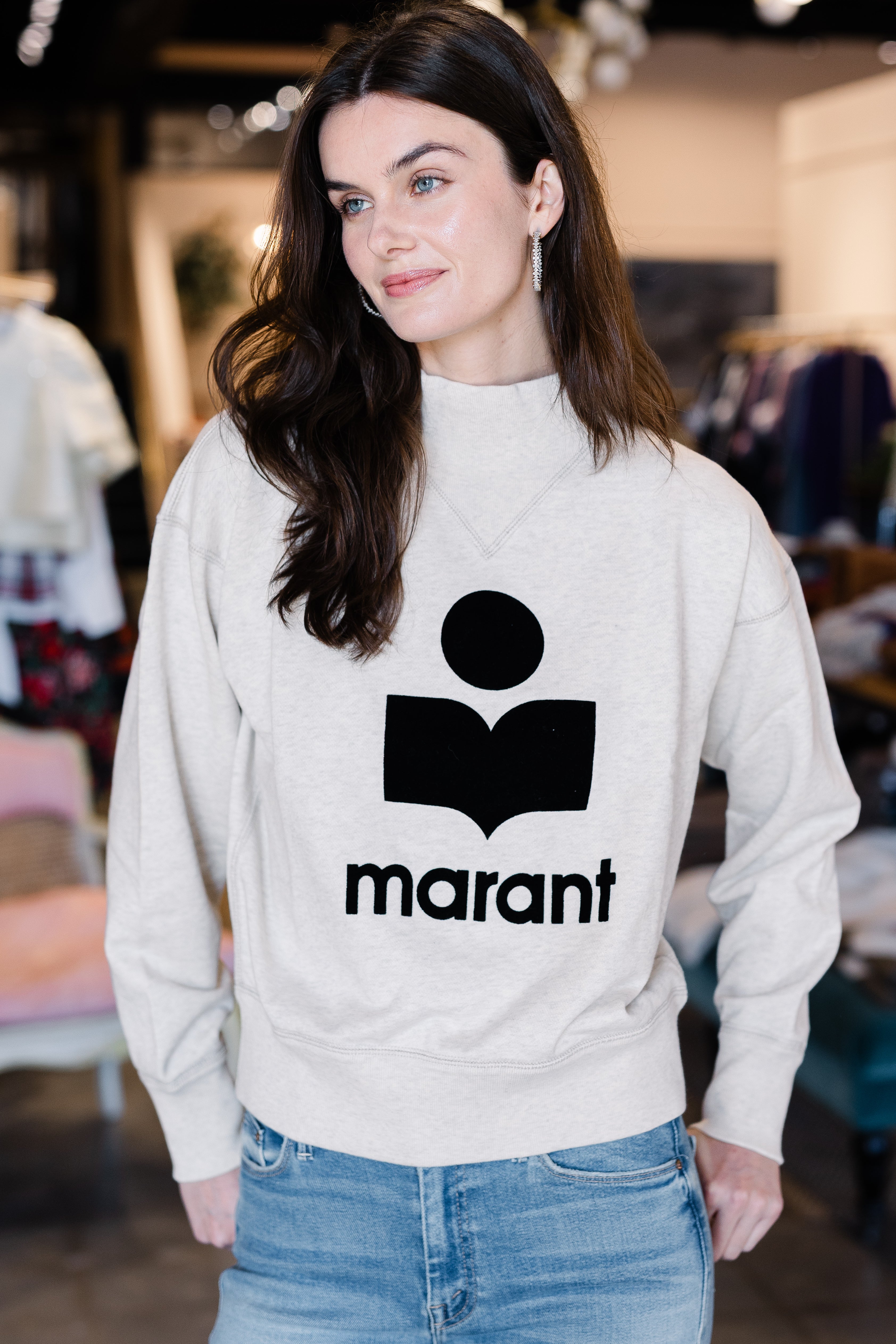 Moby Light Marant Sweater - Ecru