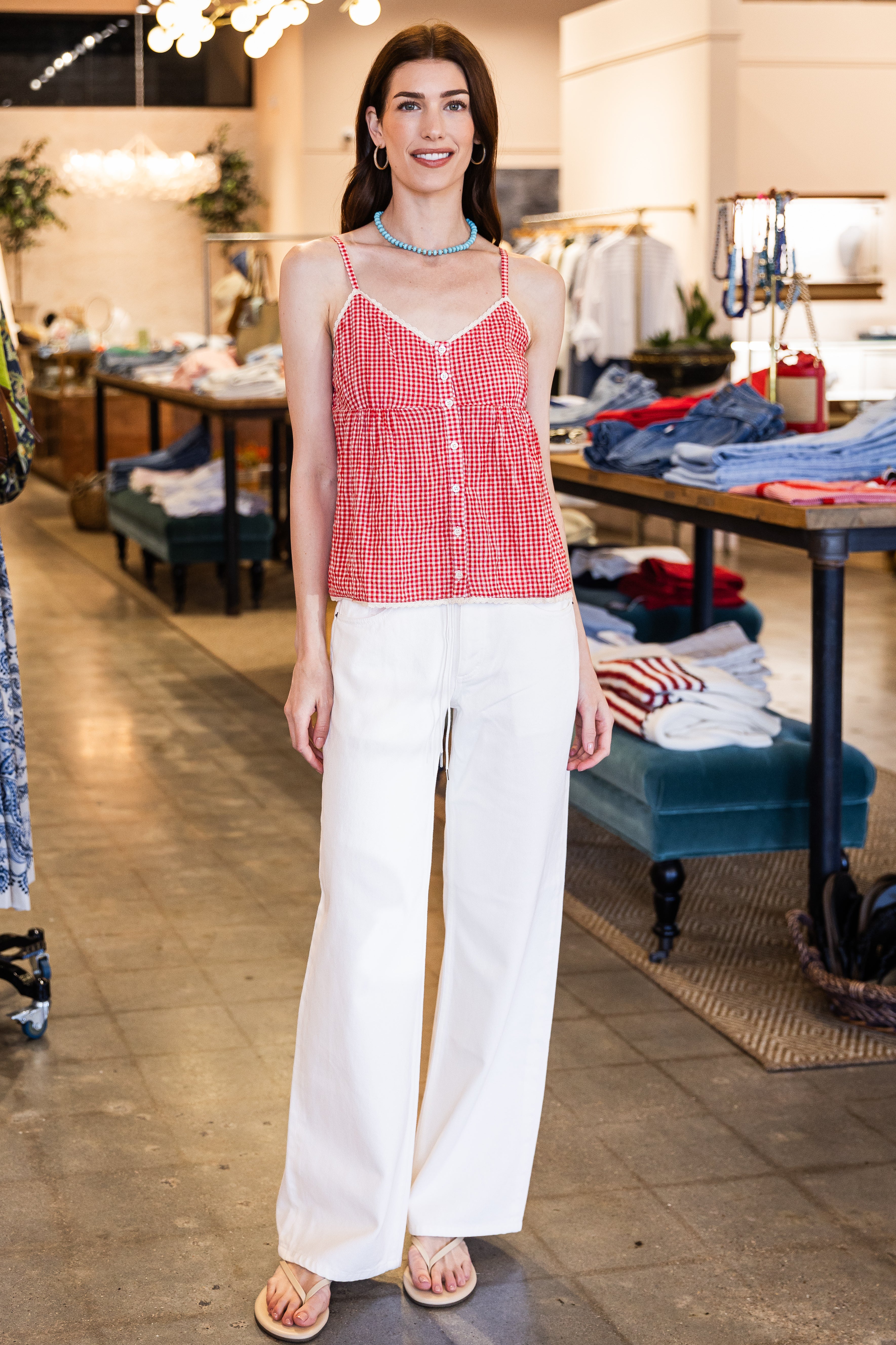 Annie Top - Cherry Red