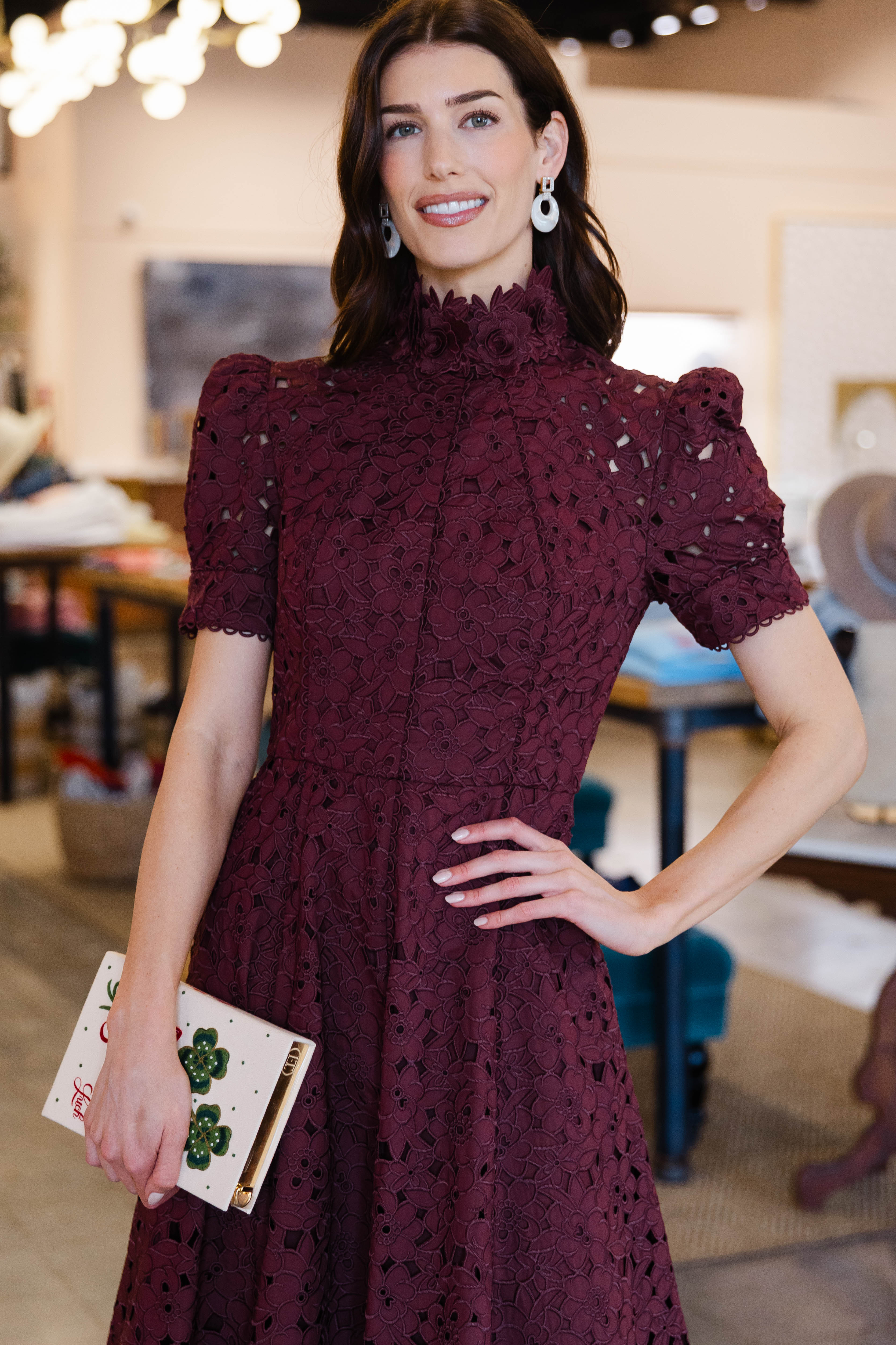 Kitsu S/S Midi - Merlot