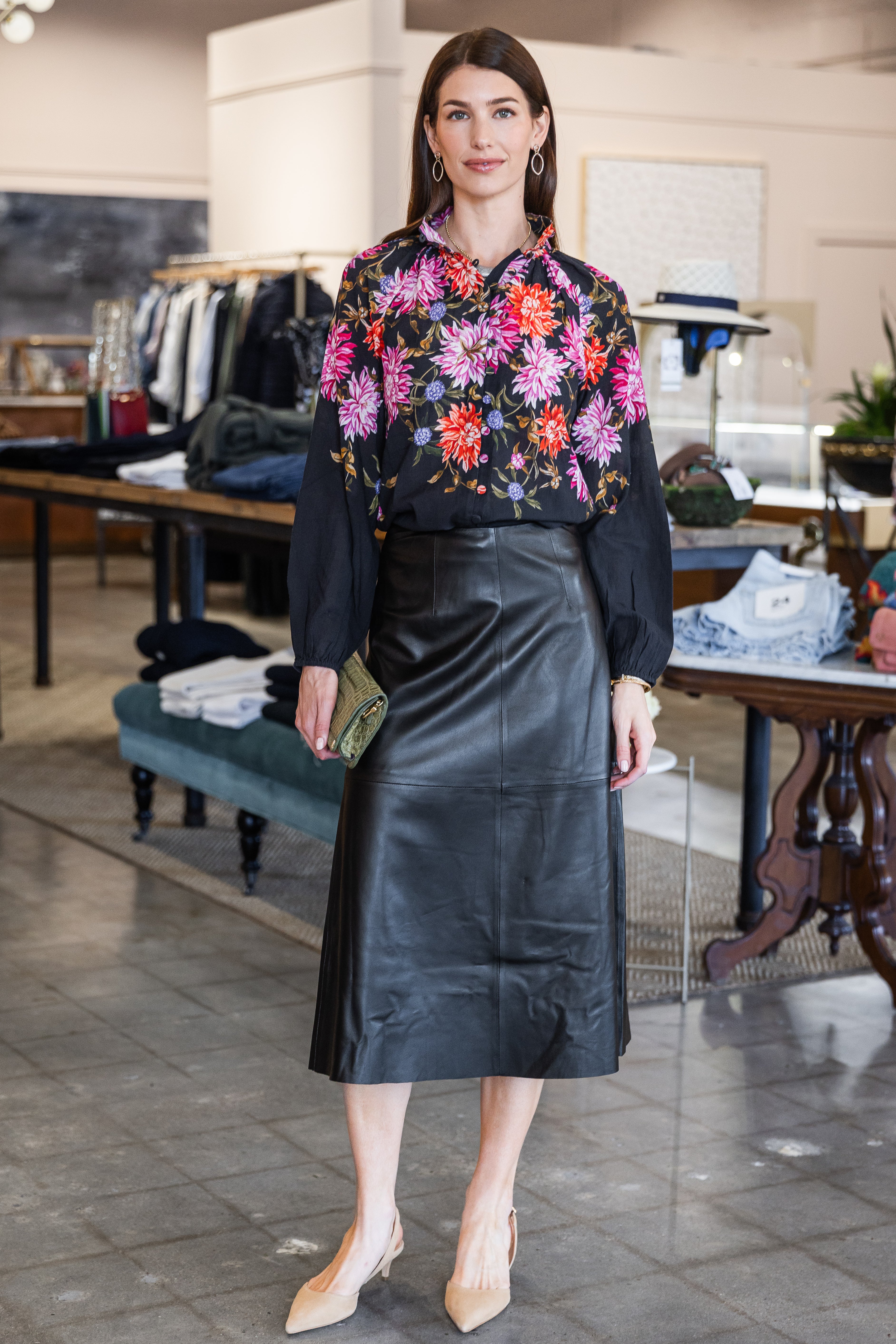 Philipa Lamb Easy Skirt - Black