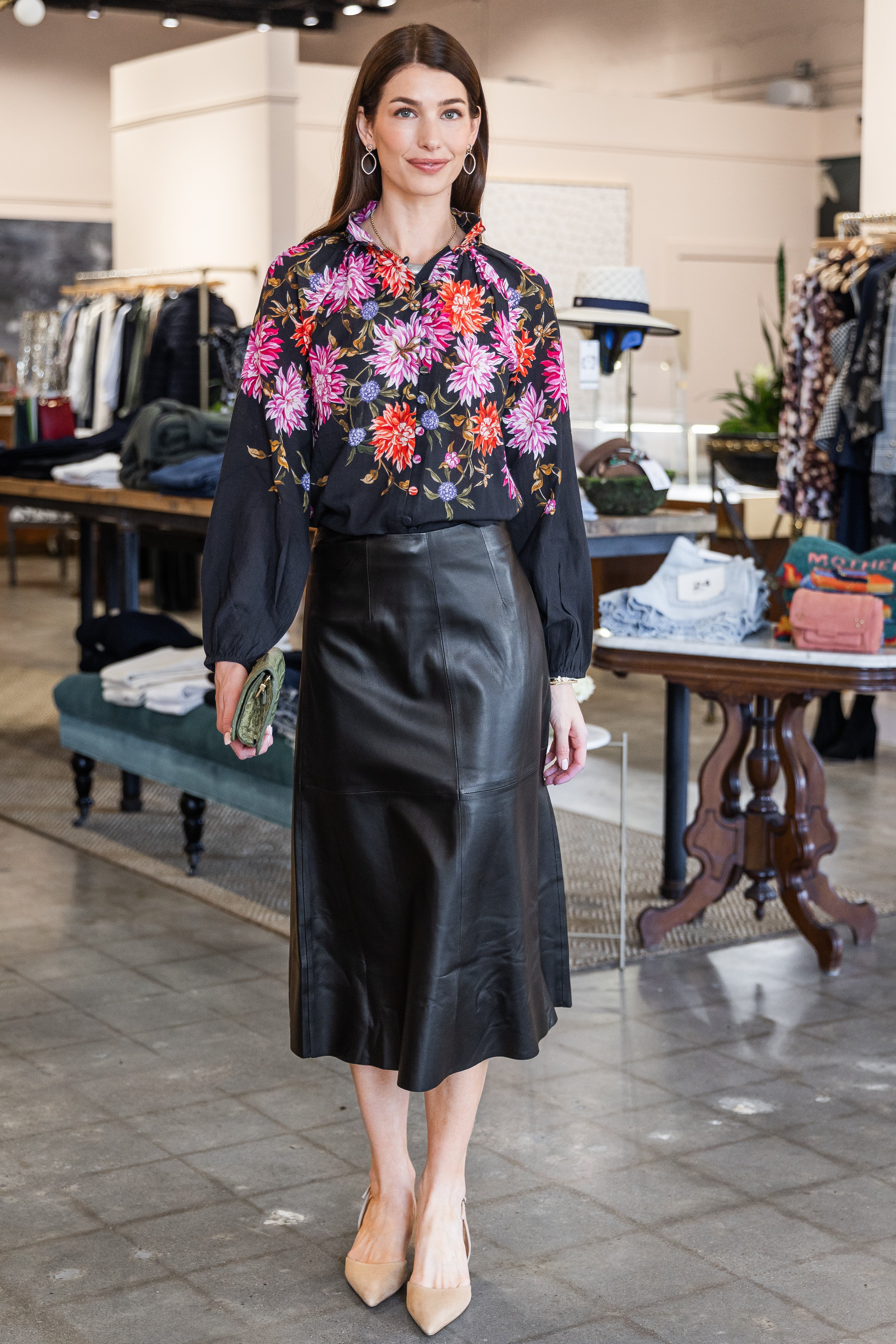 Philipa Lamb Easy Skirt - Black