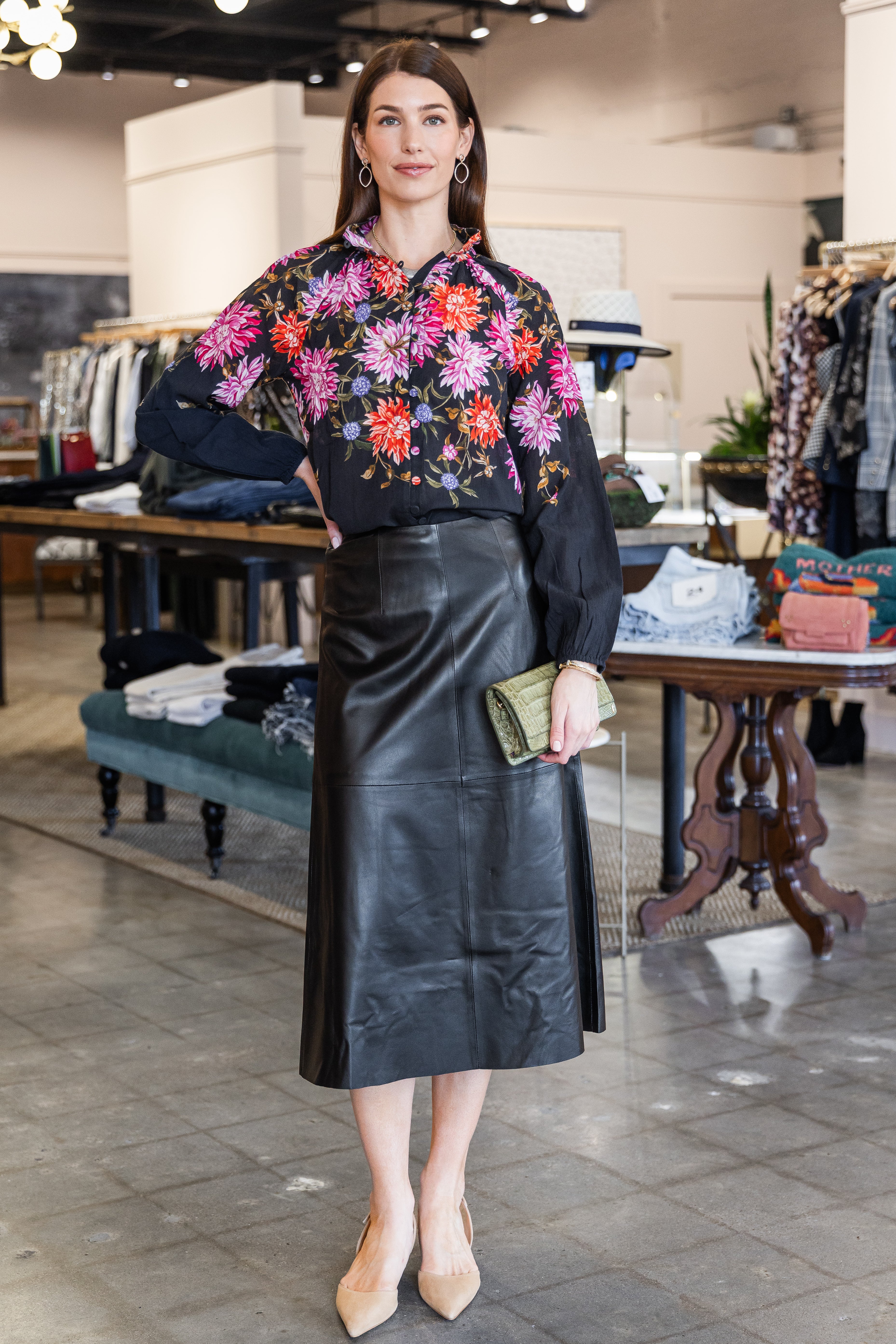 Philipa Lamb Easy Skirt - Black