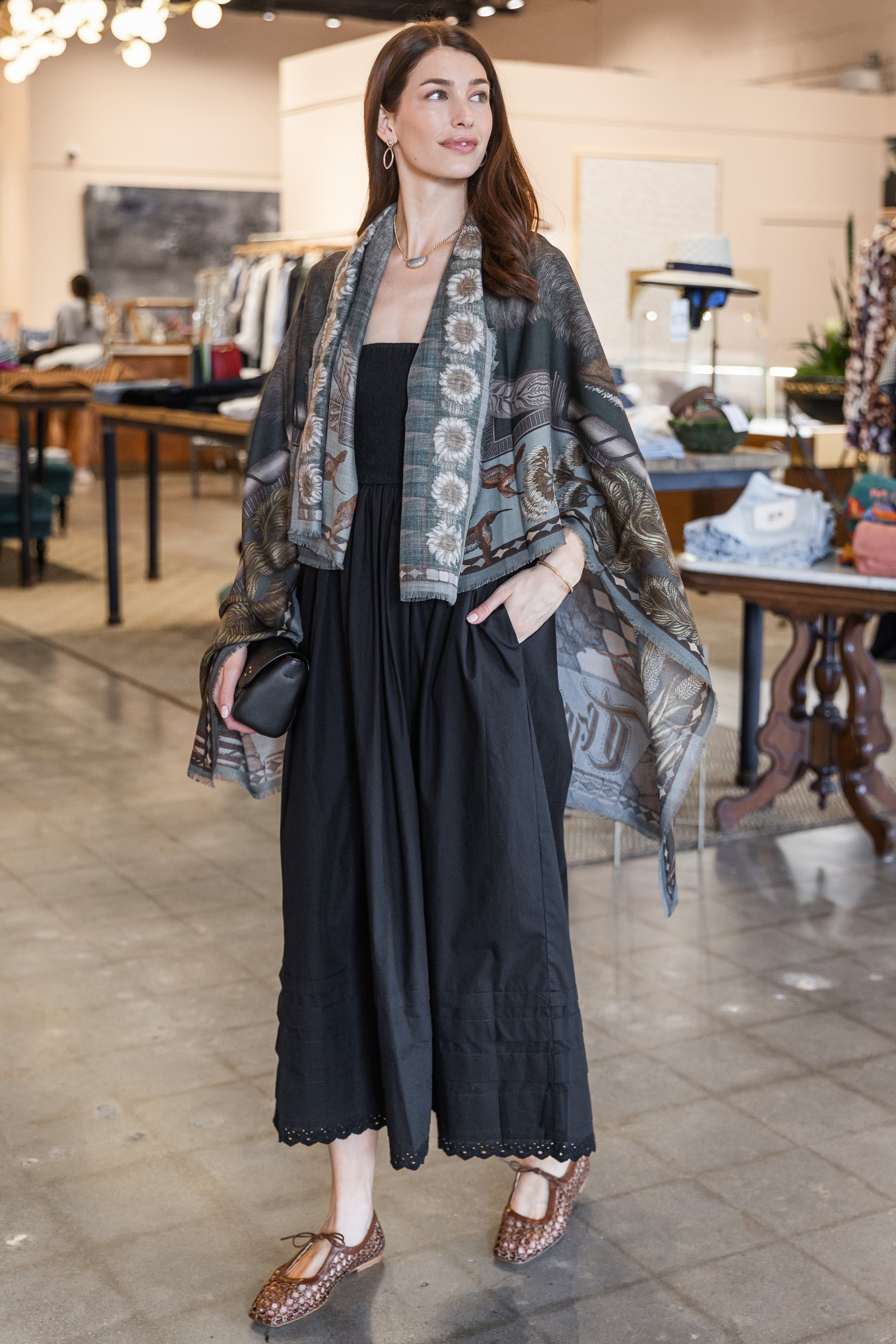 Iben Midi Dress - Black