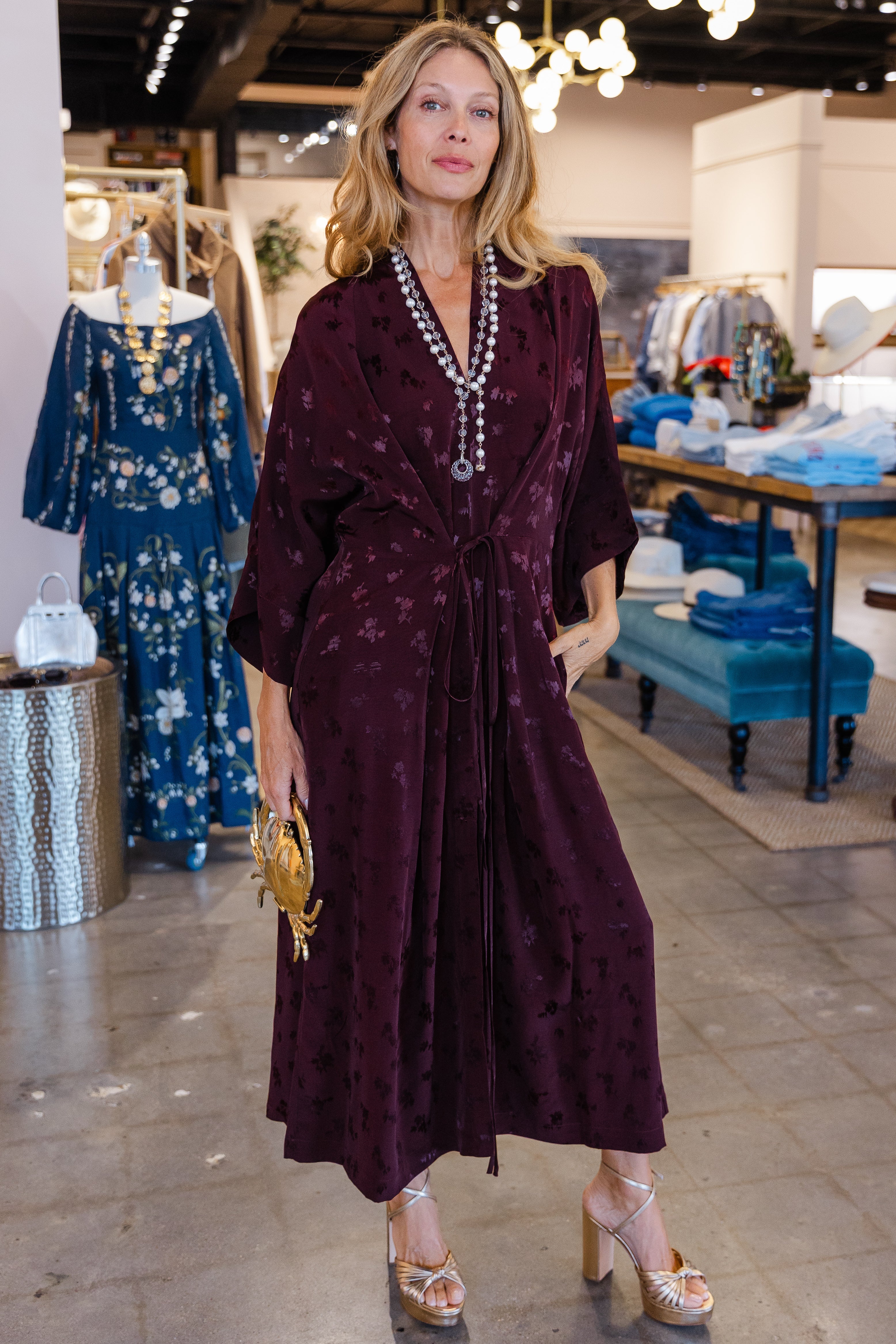 Lotta Kimono - Pomegranate