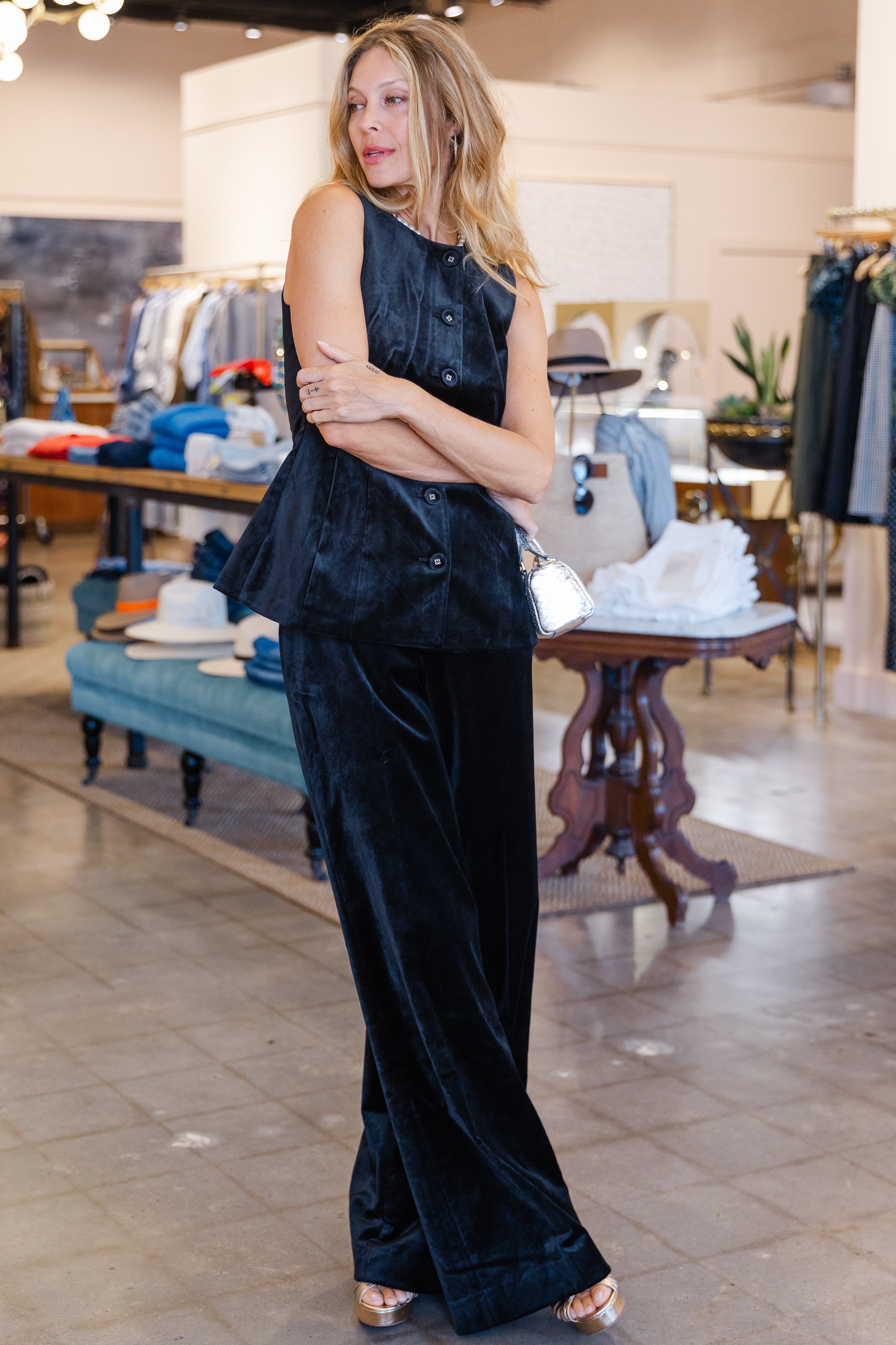 Alia Waistcoat - Black