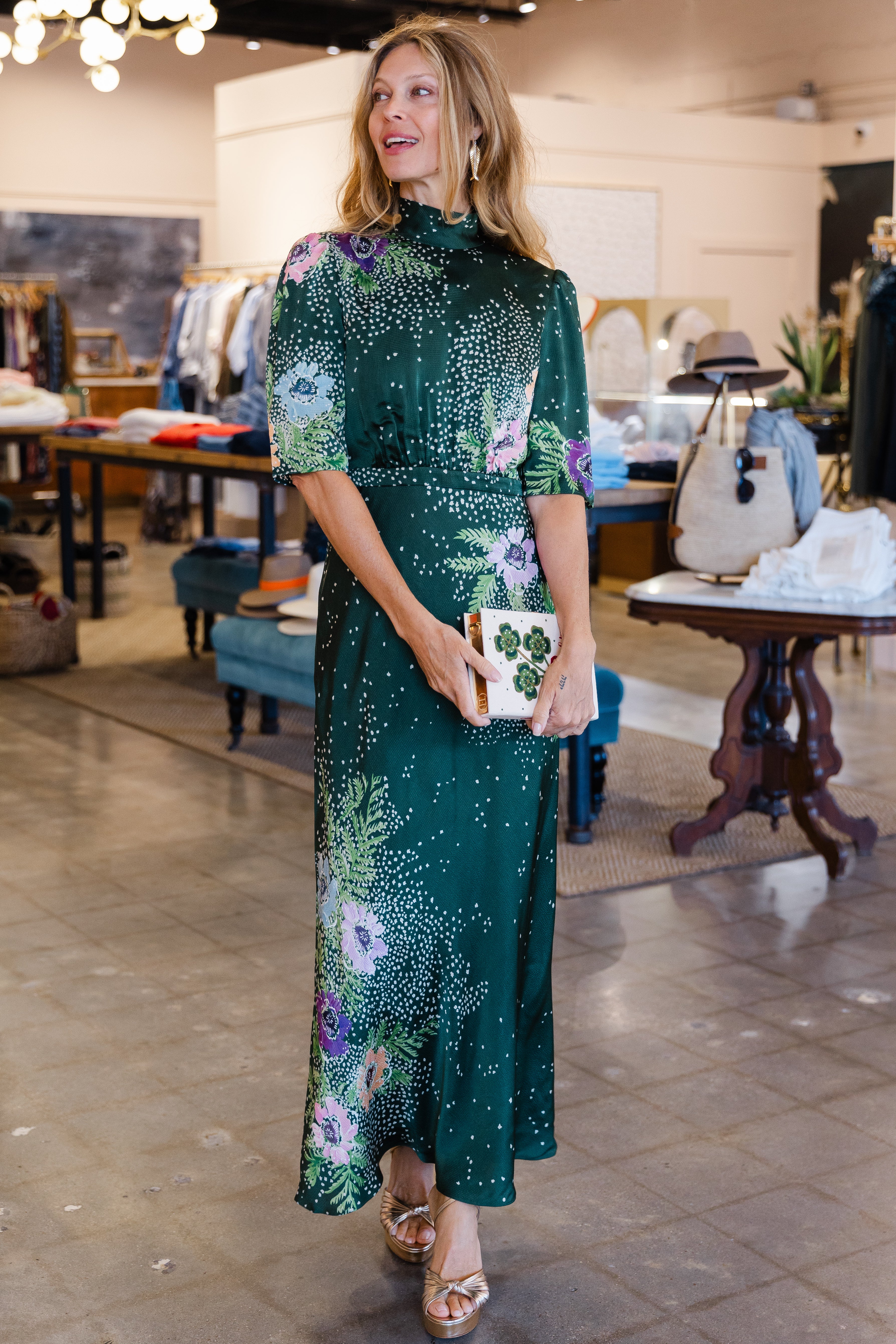 Adele-B Dress- Silva Scatter