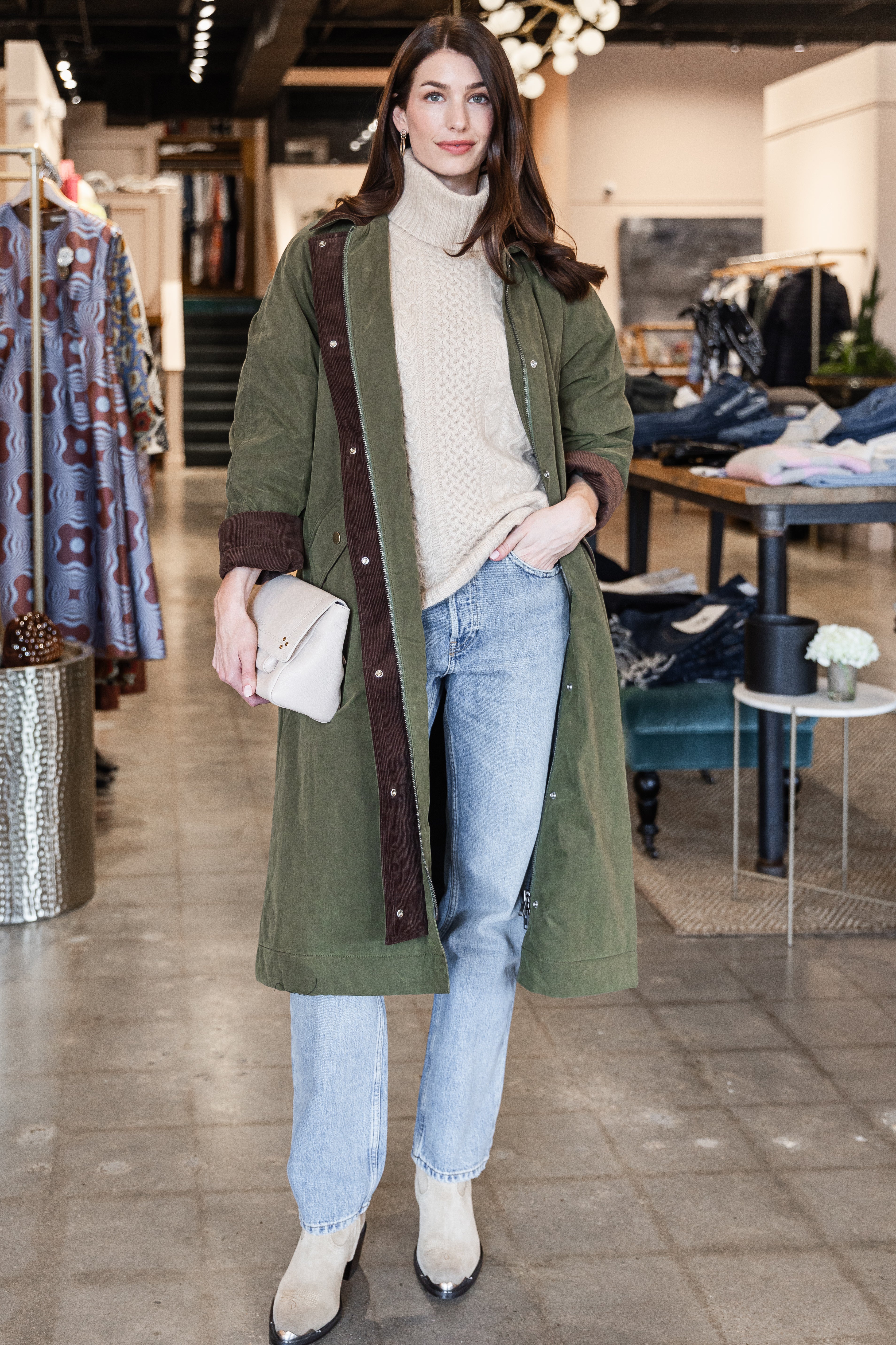 Dietz Wax Coated Jacket - Army