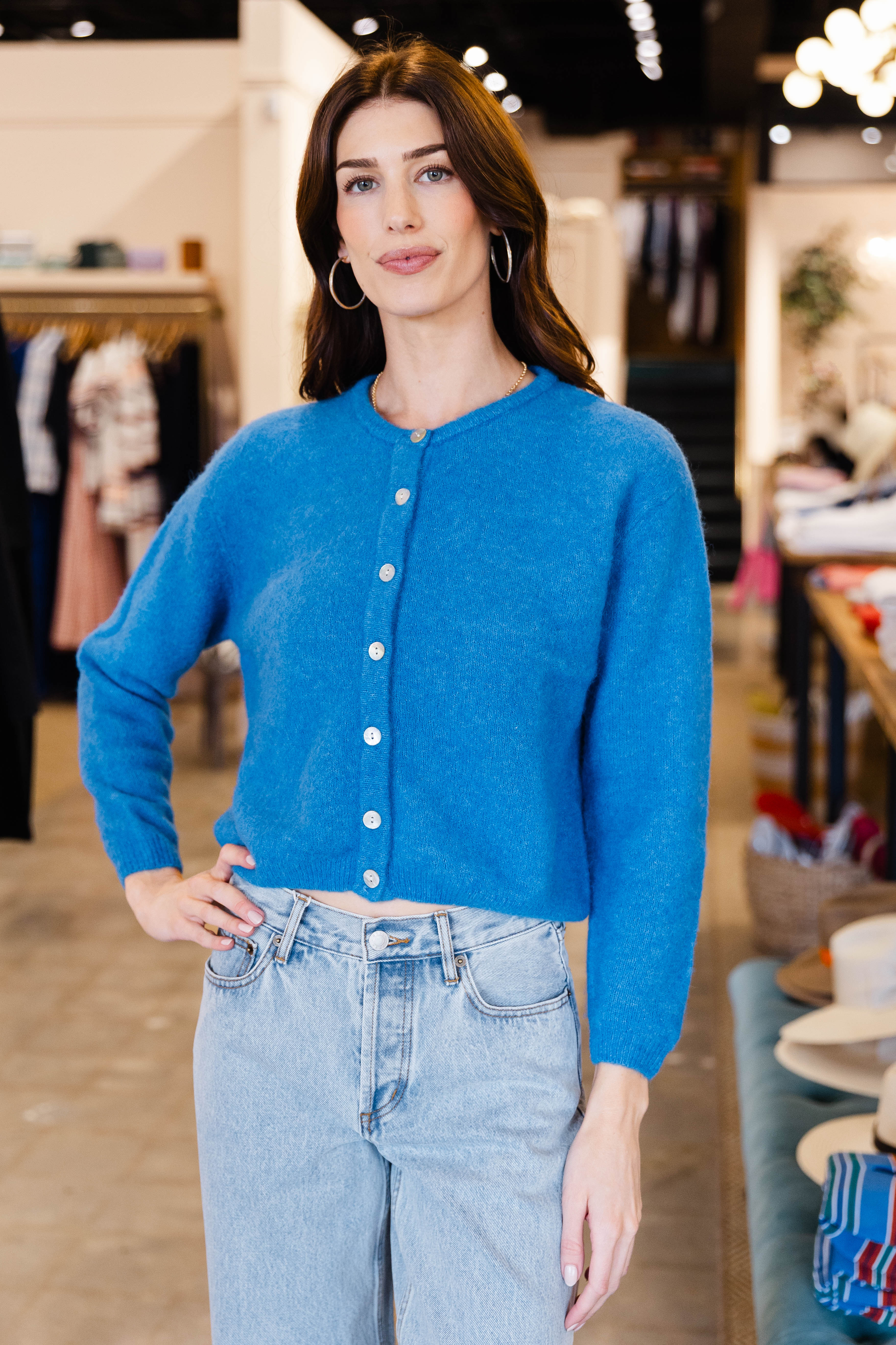 Vitow 19 Cardigan - Curacao Chine