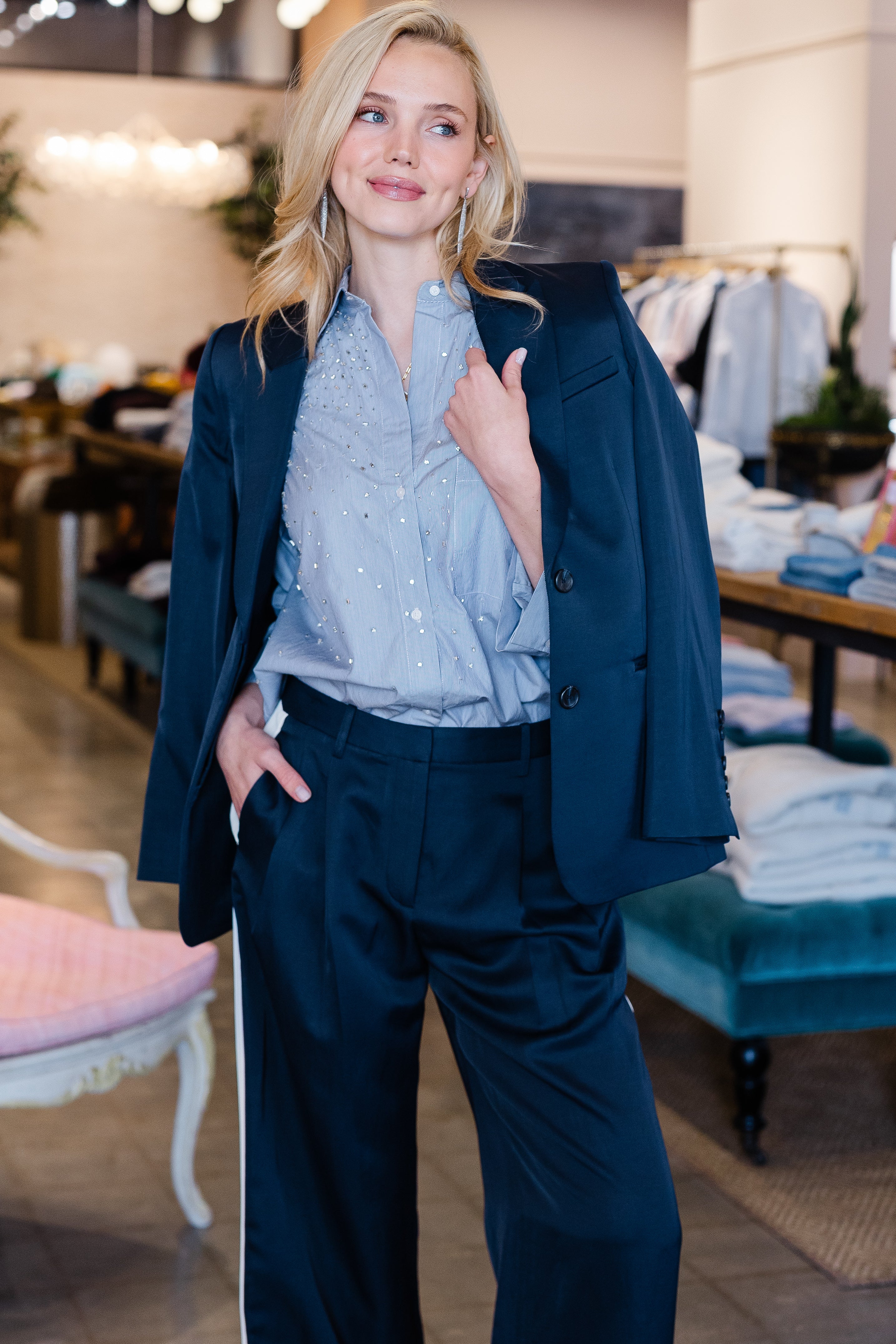 Sweetpea Blazer - Midnight