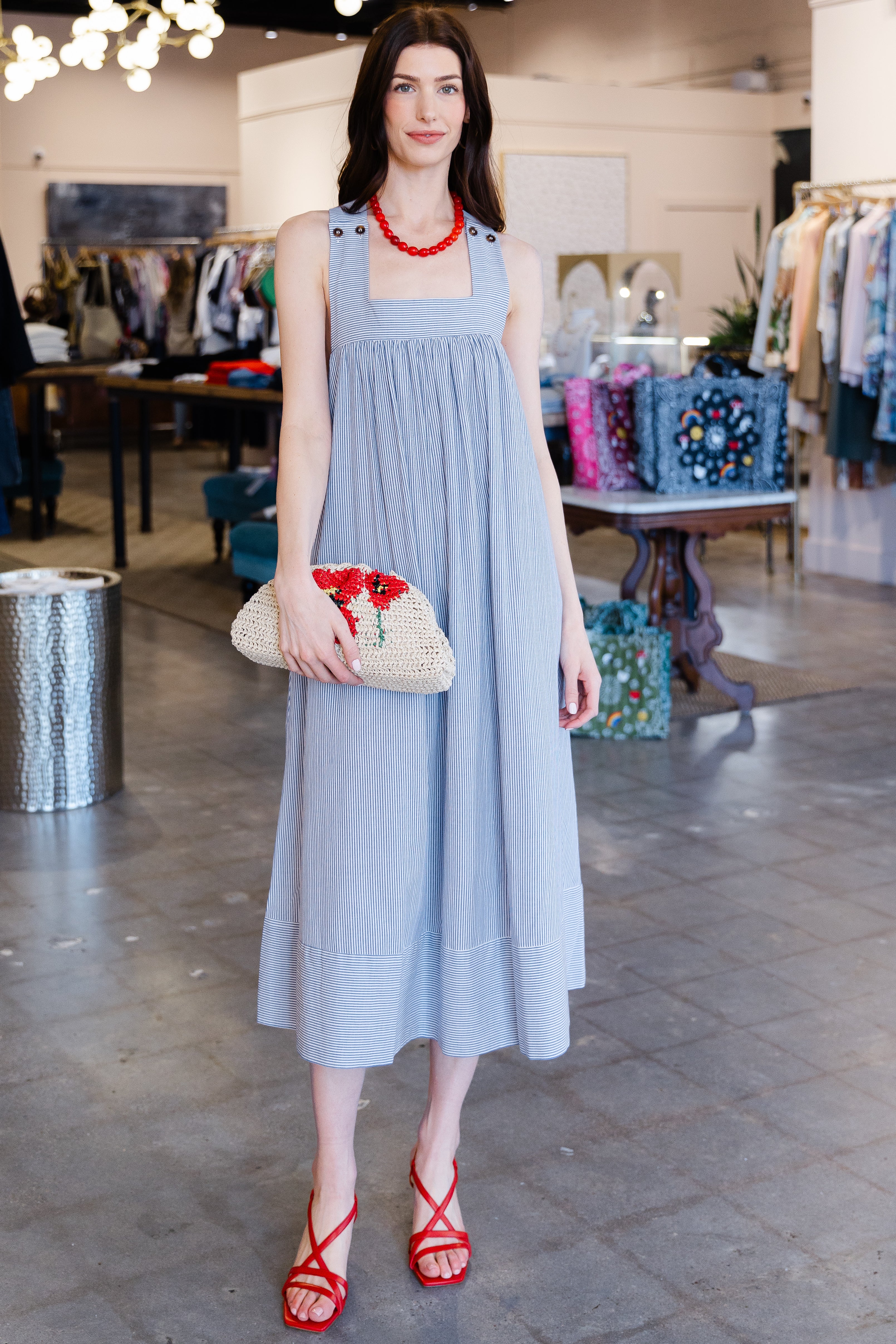 Laura Dress - Stripe