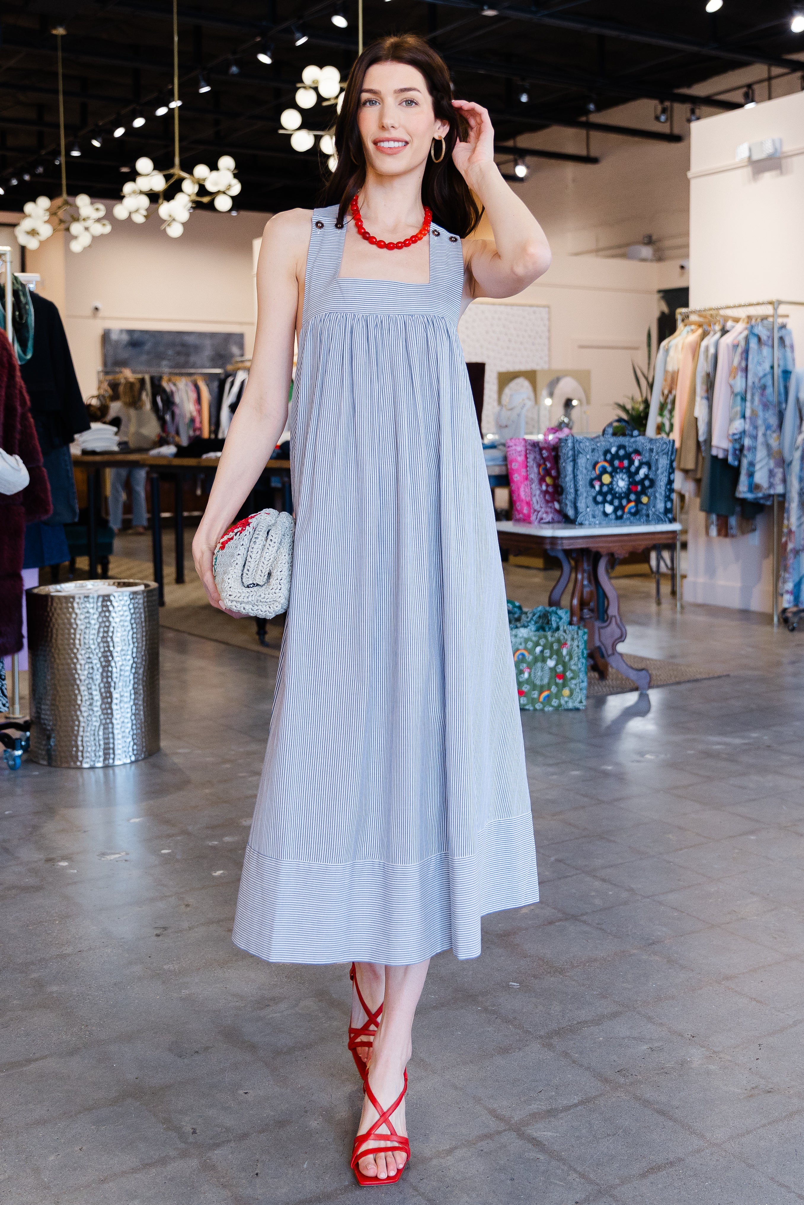 Laura Dress - Stripe