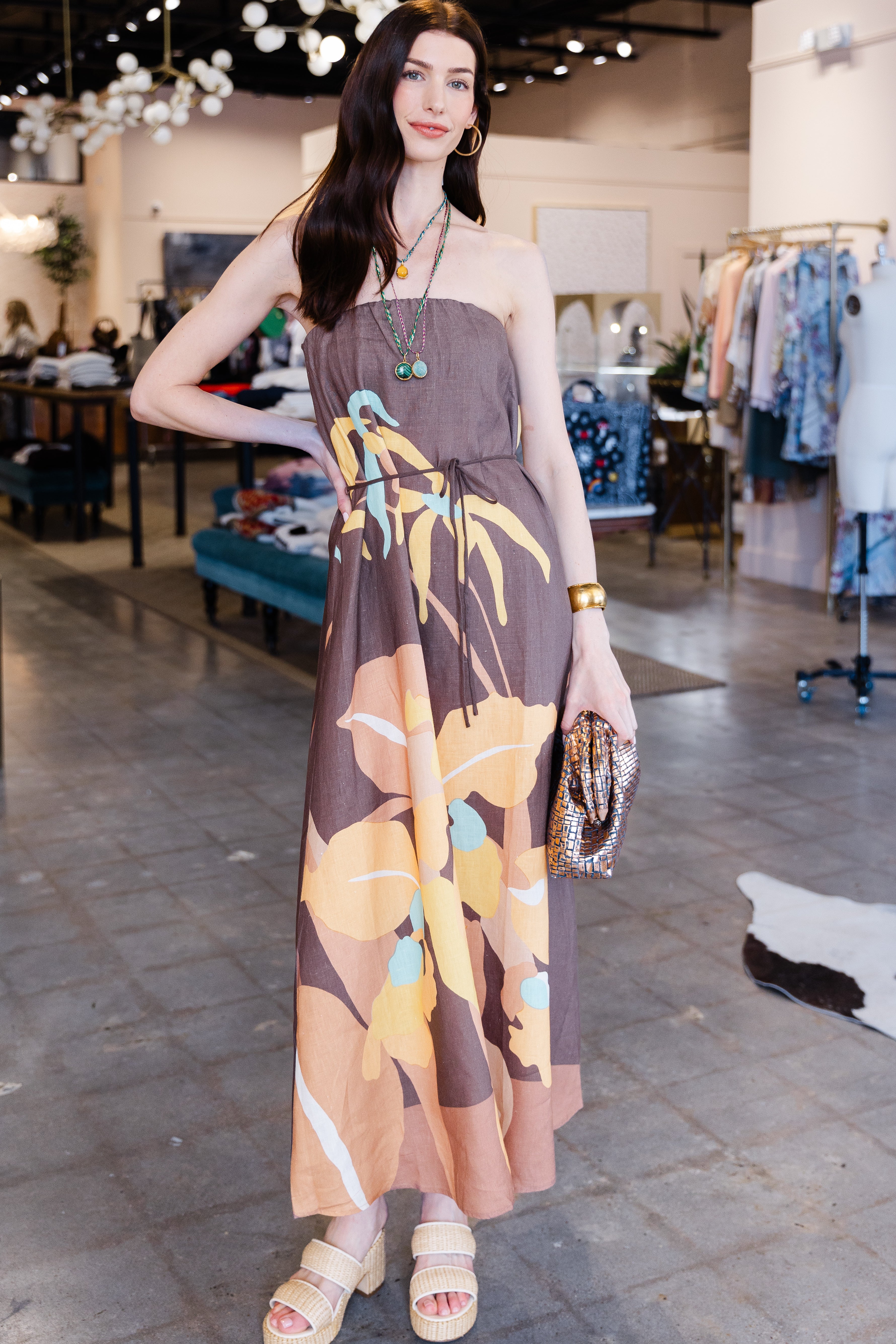 Yolina Maxi Dress - Escondido Floral