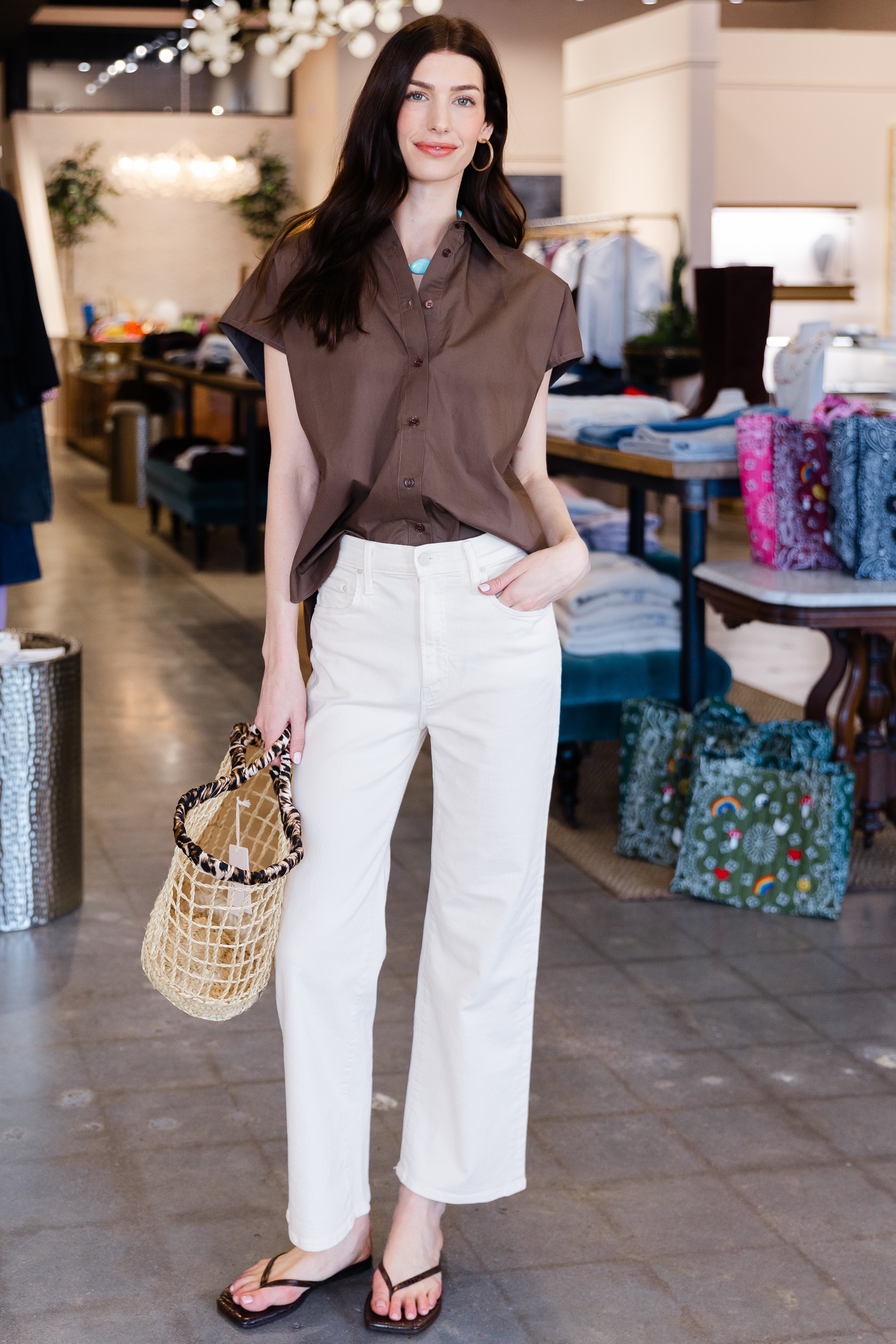 Felicity Shirt - Chocolate