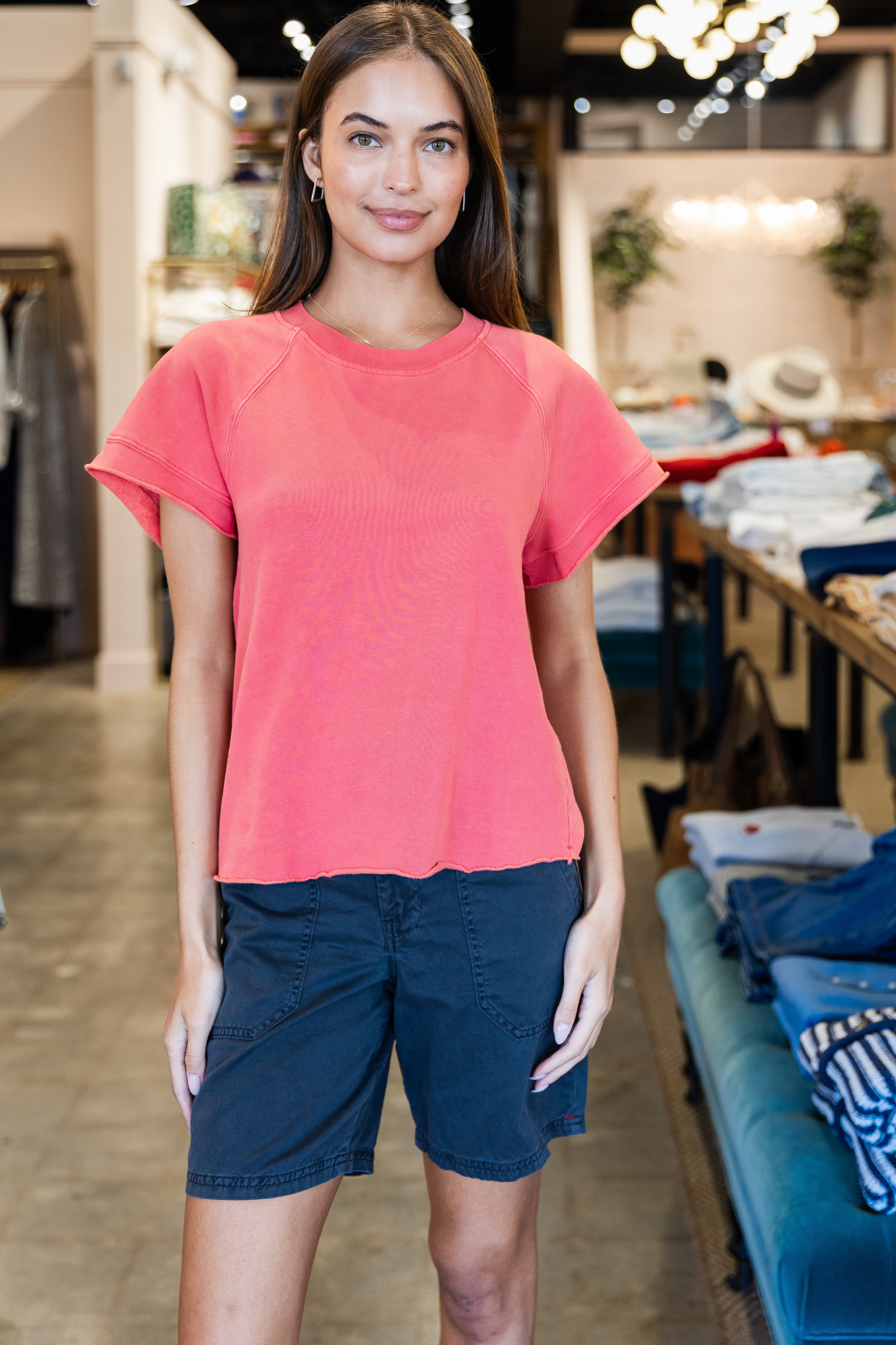 Callie Sweatshirt - Vintage Red