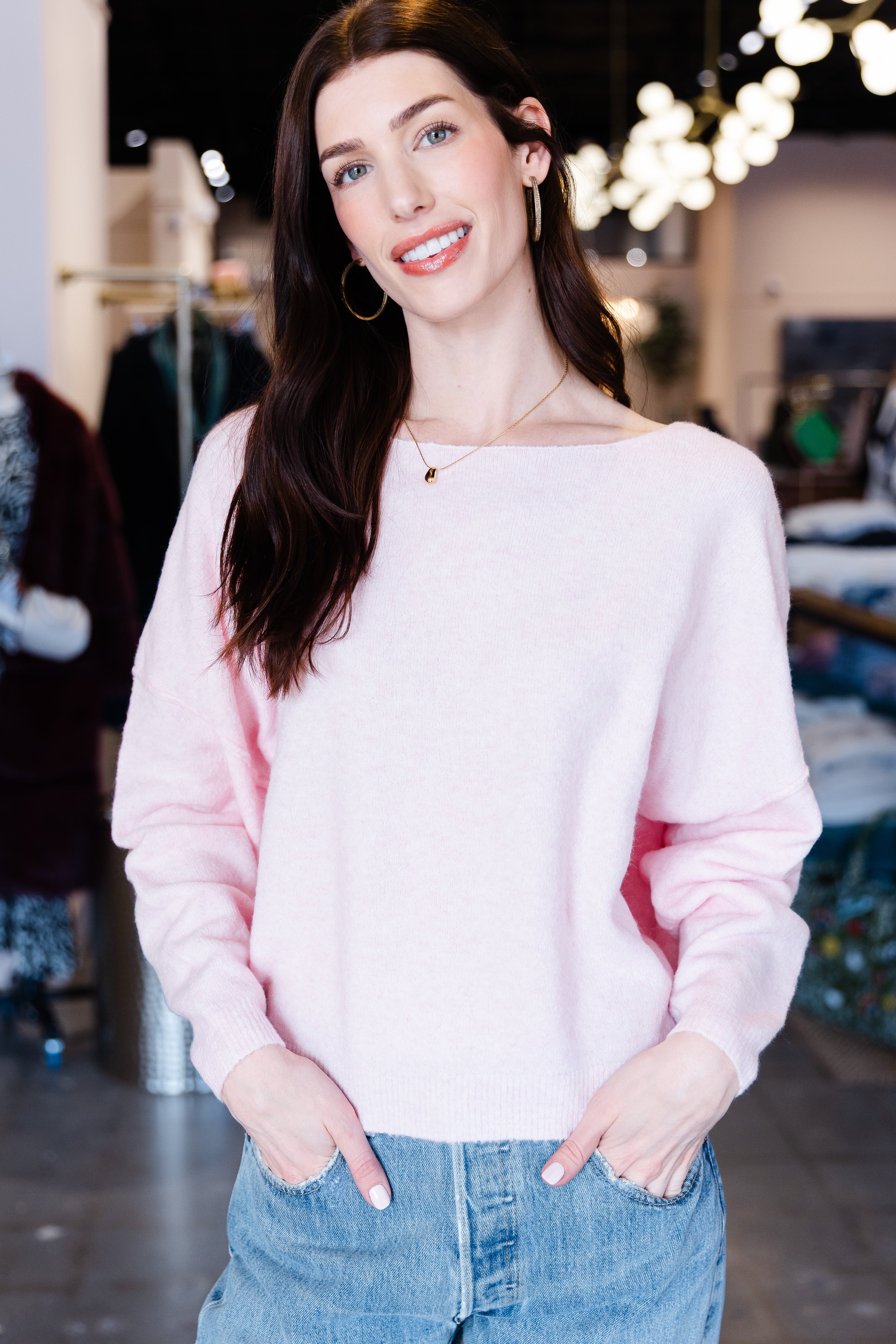 Damsville 22 Sweater - Dragee Chine