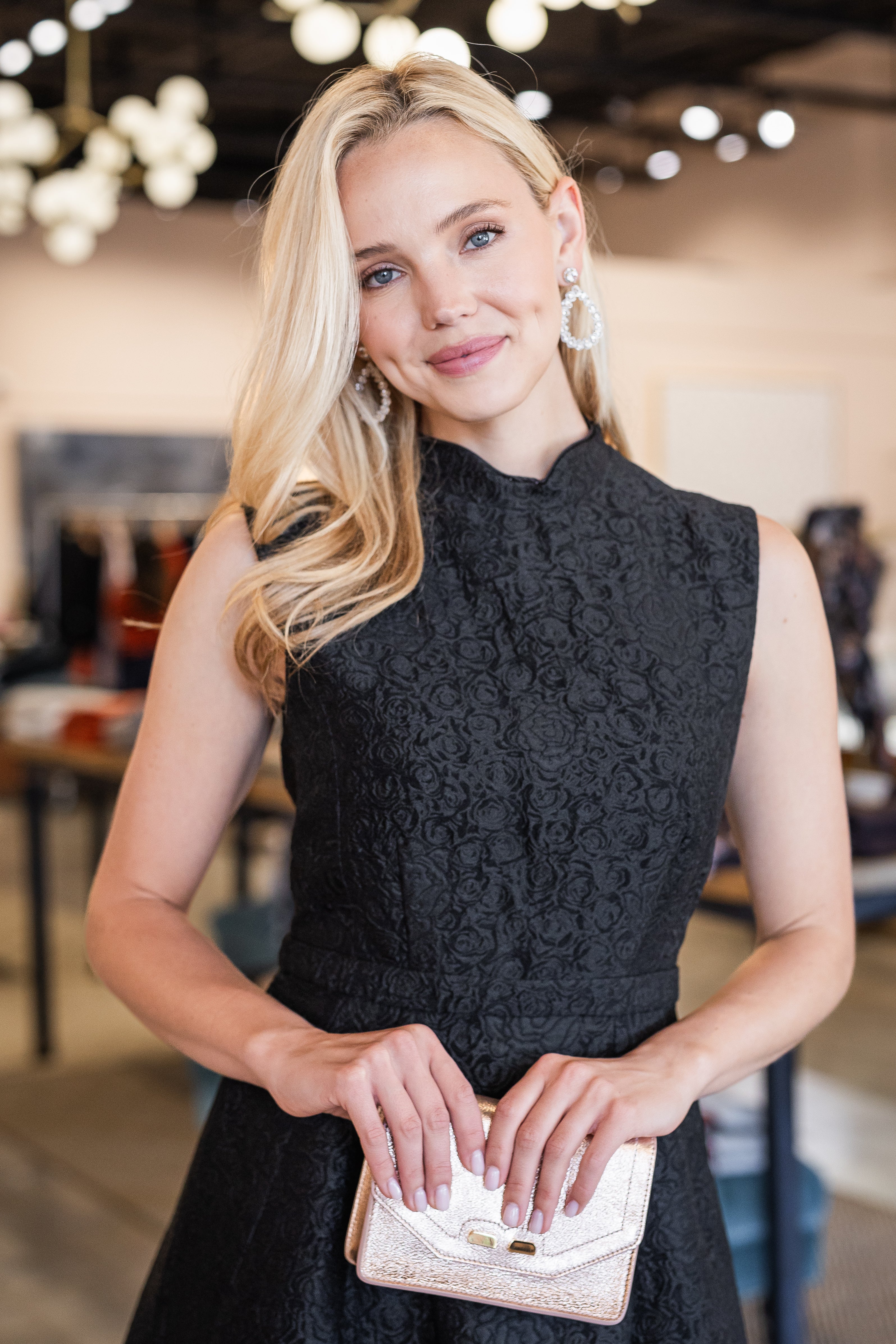 Flora Dress - Noir Rose