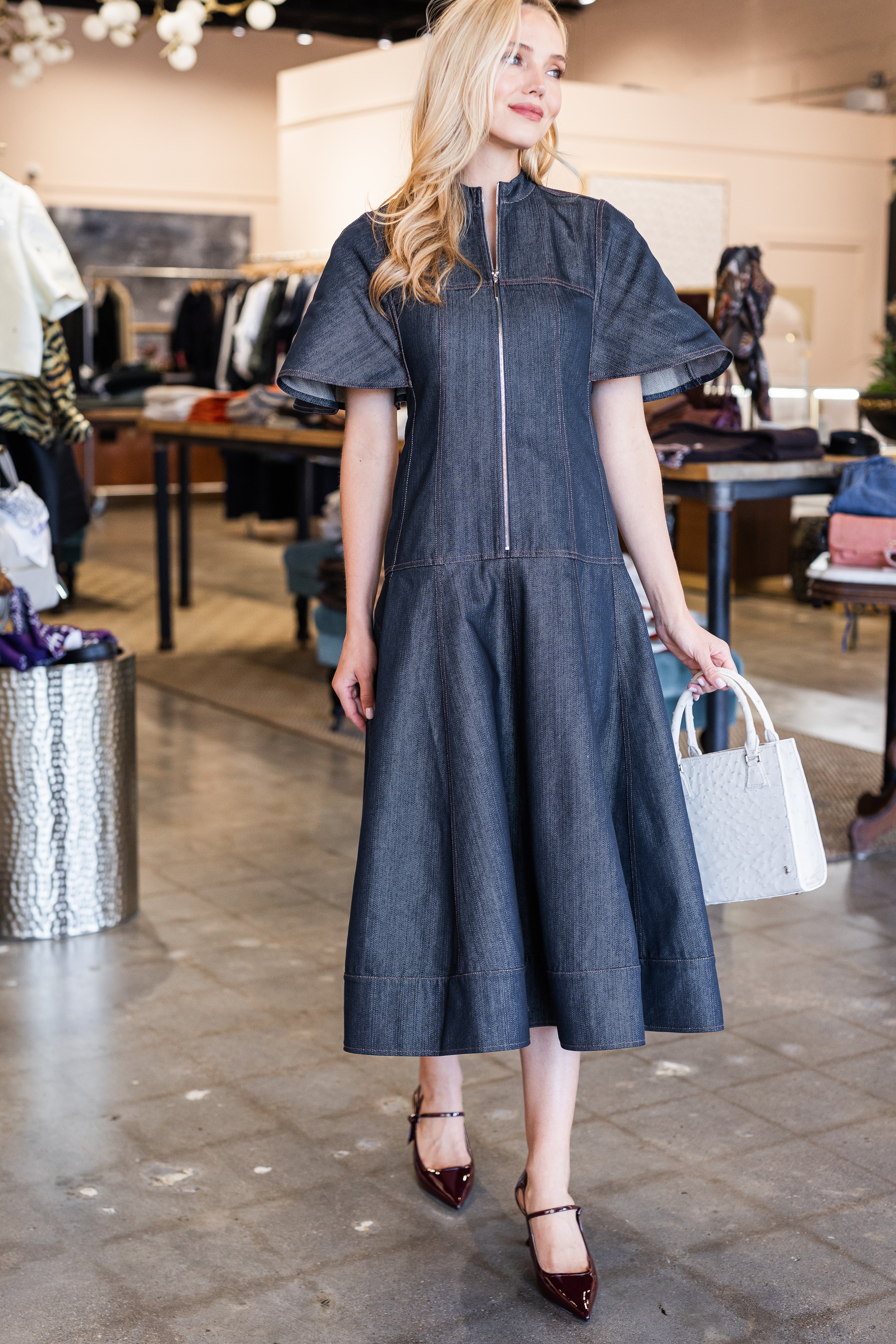 Weston Dress - Denim