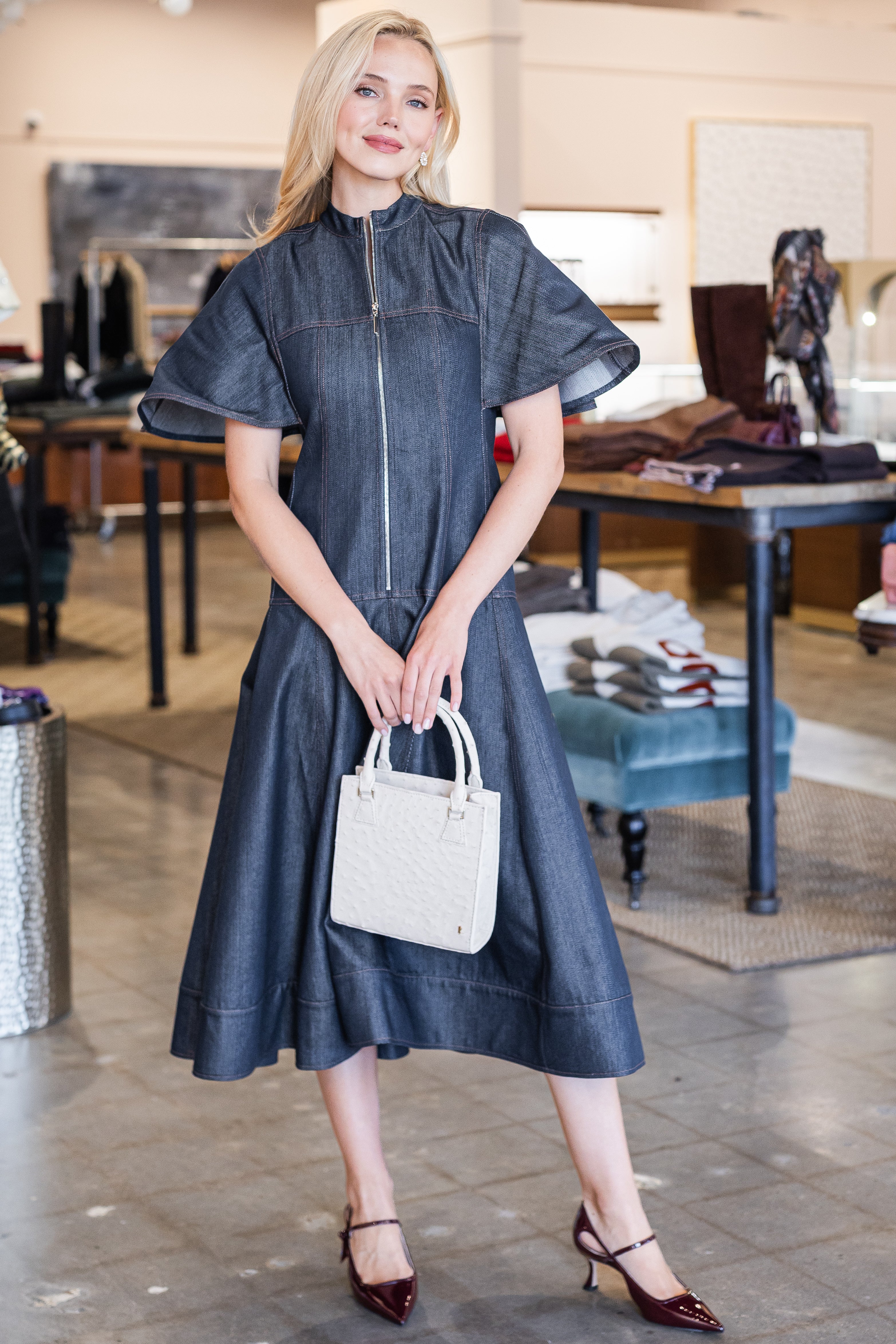 Weston Dress - Denim