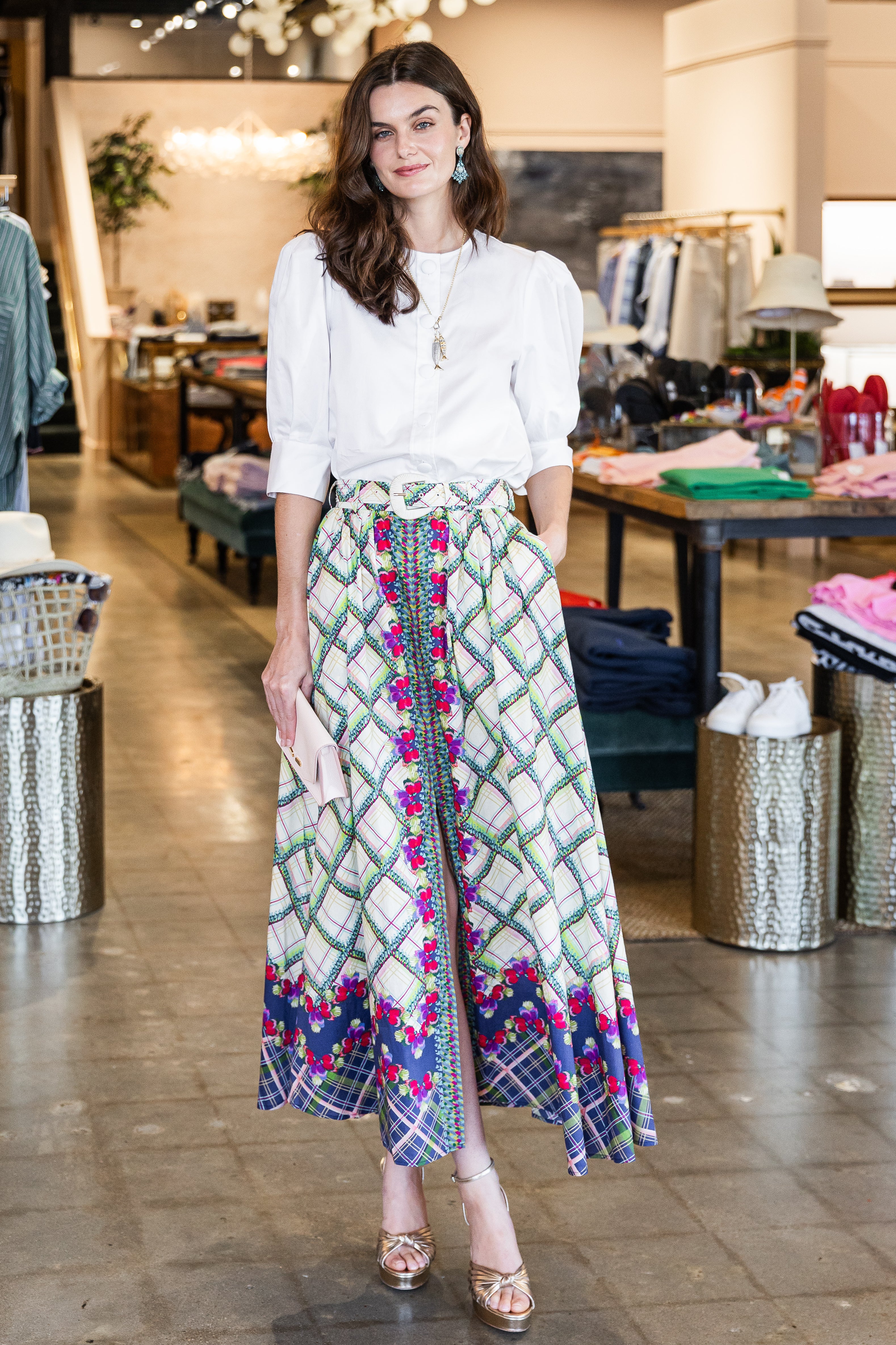 Judi Skirt - Quail Check